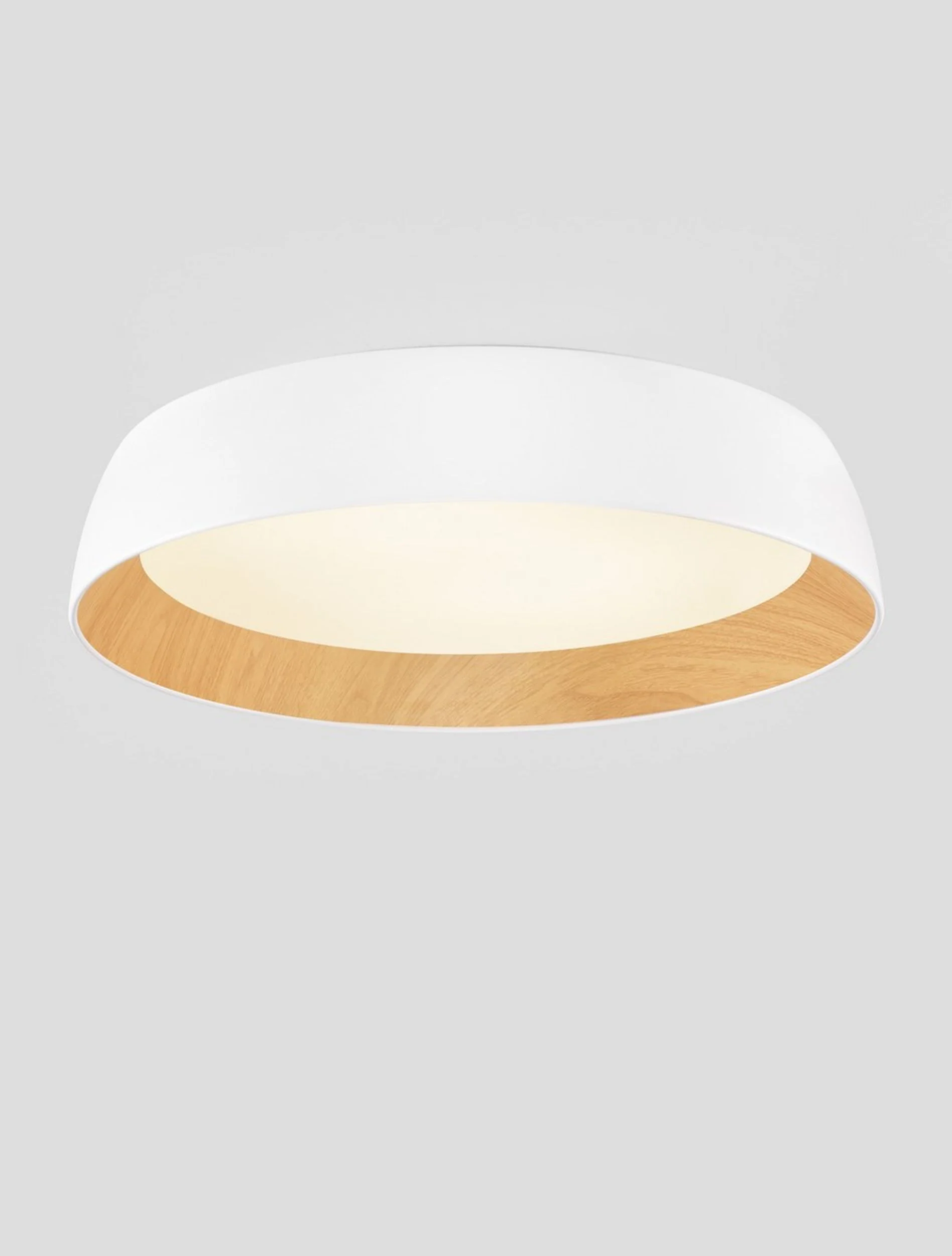 Plafon Kessov LED brązowo-biały - Image 4