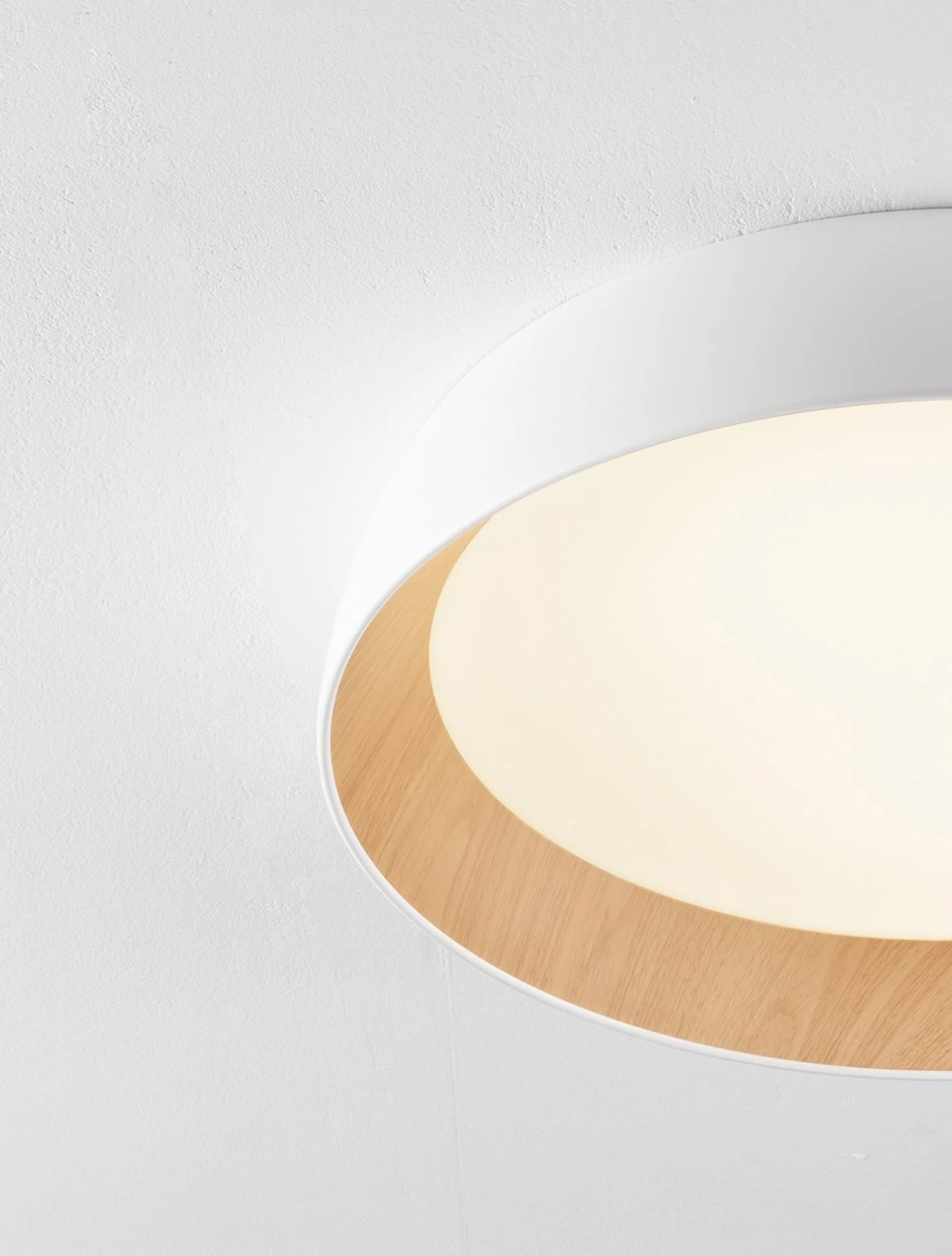 Plafon Kessov LED brązowo-biały - Image 5
