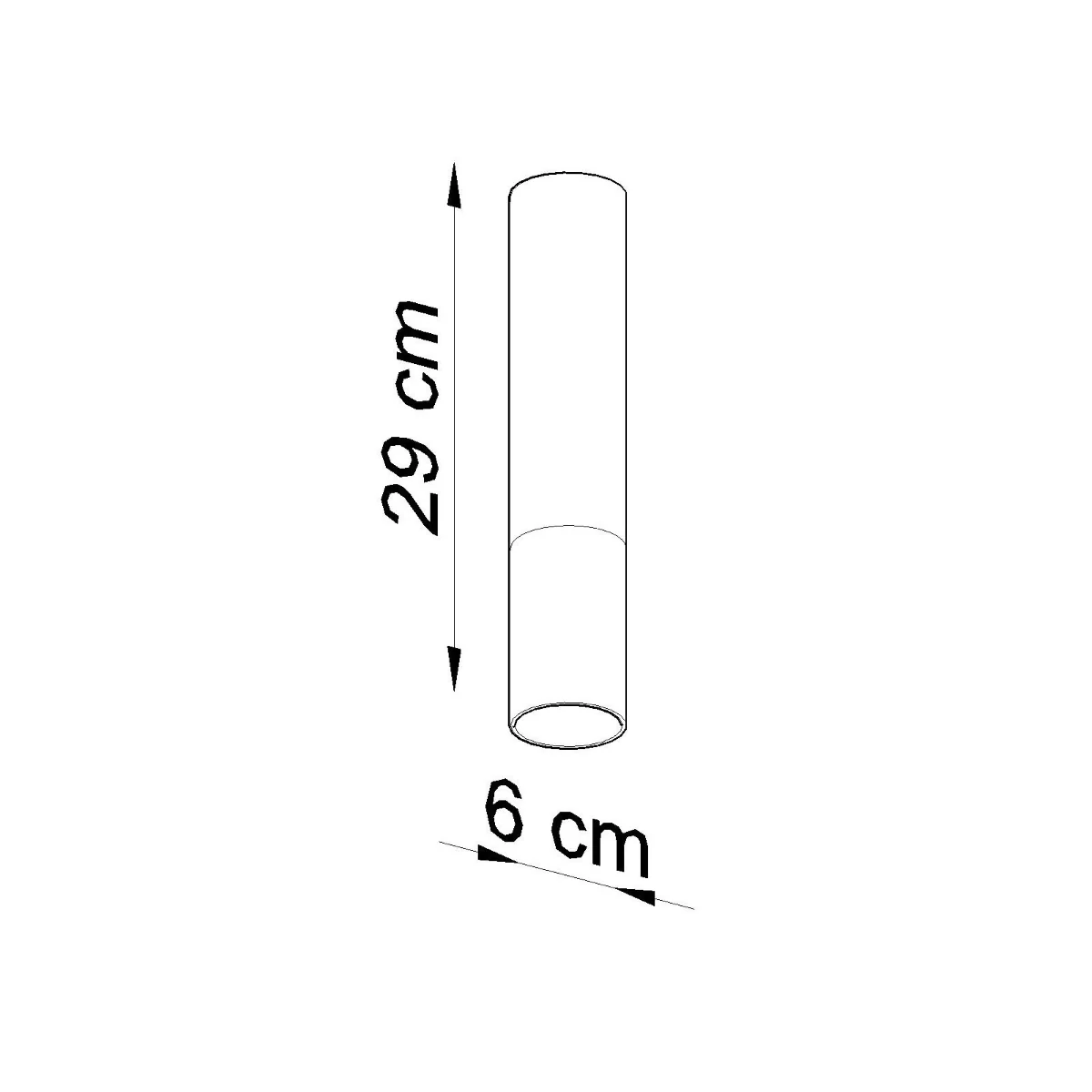 Plafon Loopez czarny/chrom - Image 4