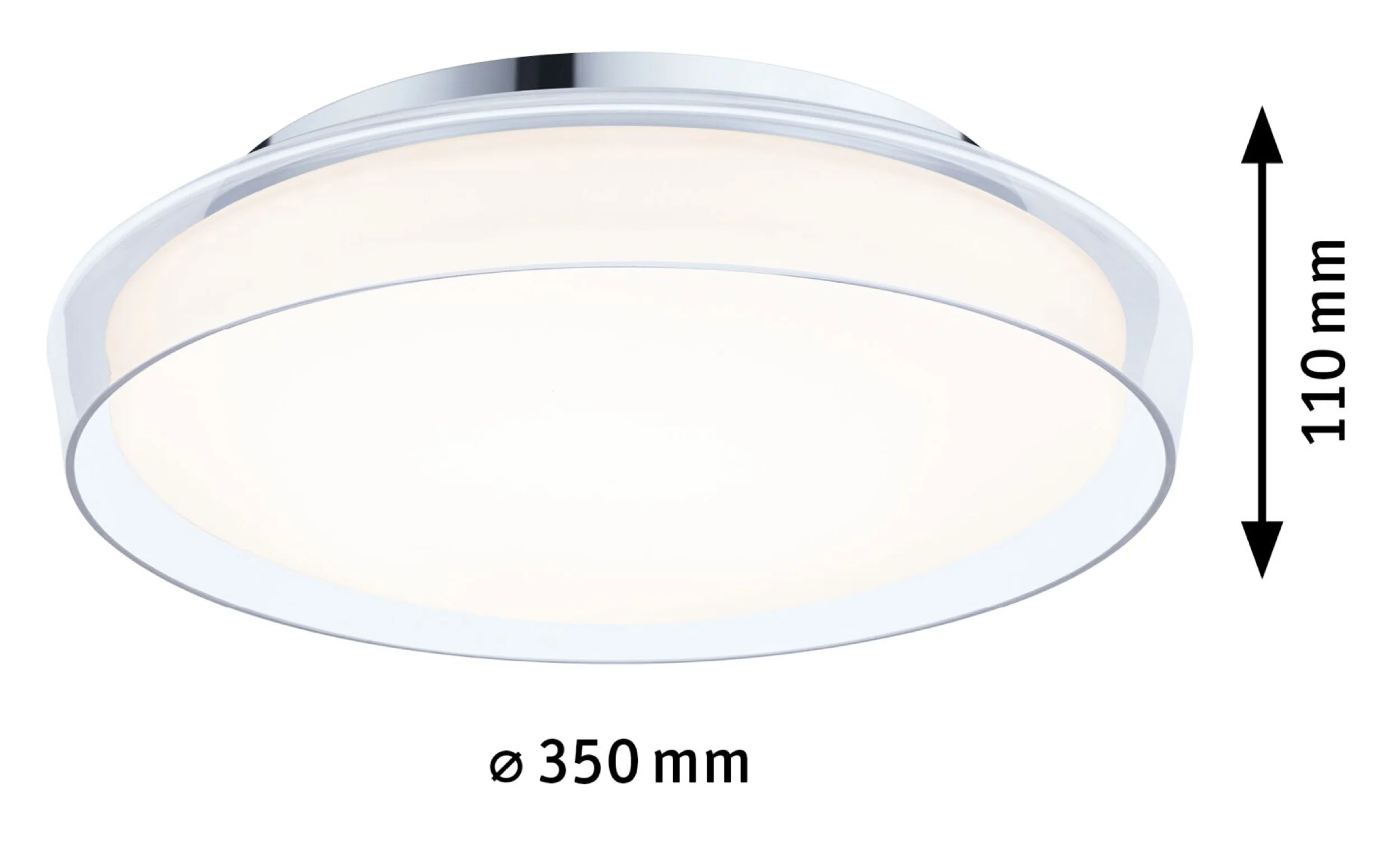 Plafon Luena LED 35 cm chrom - Image 9
