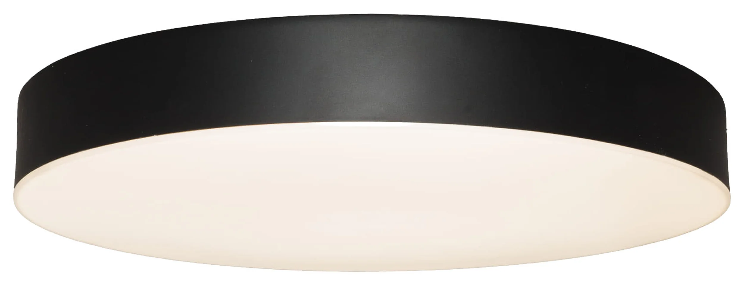 Plafon Lumos 40 cm czarny IP44