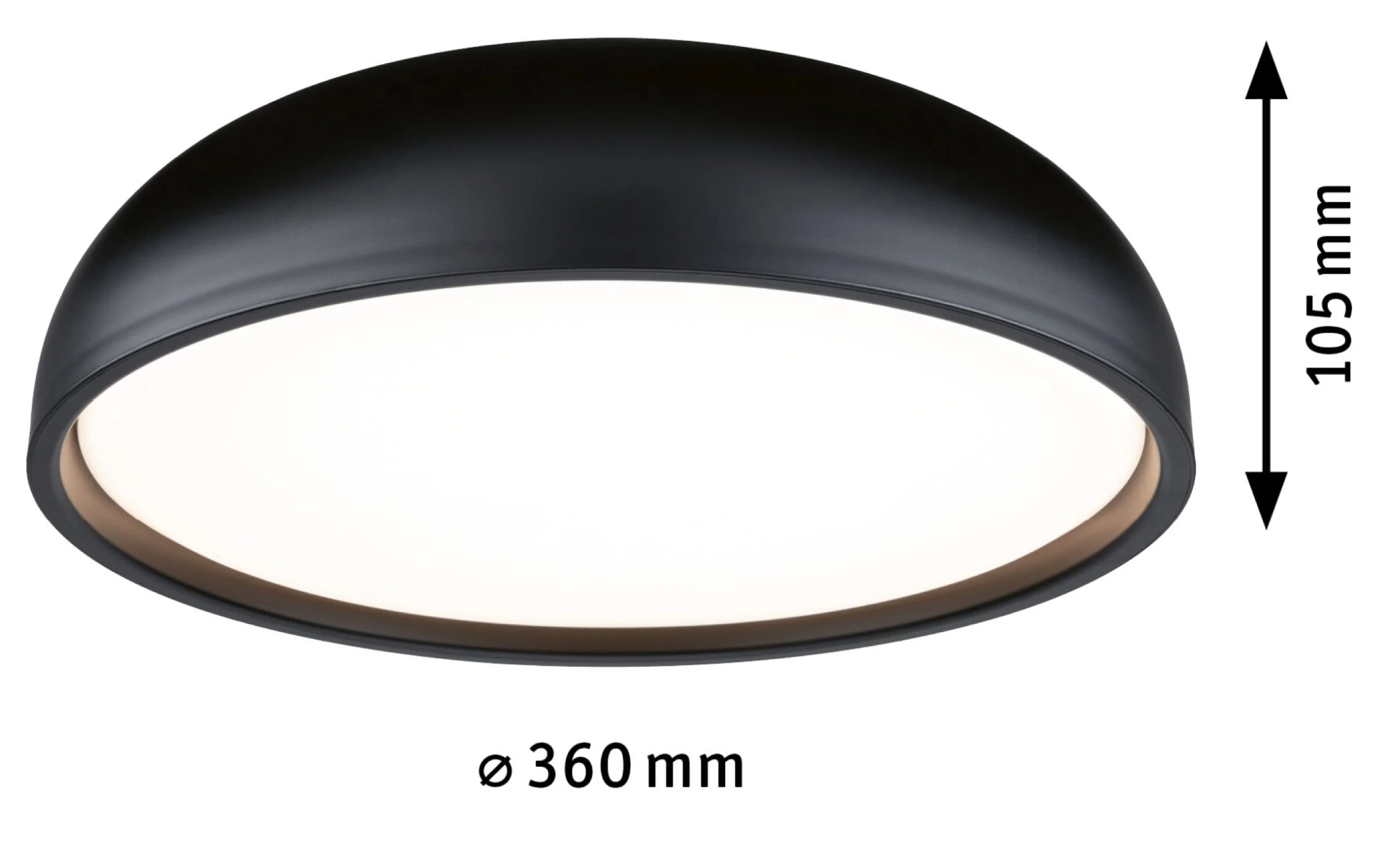 Plafon Oka LED czarny - Image 5
