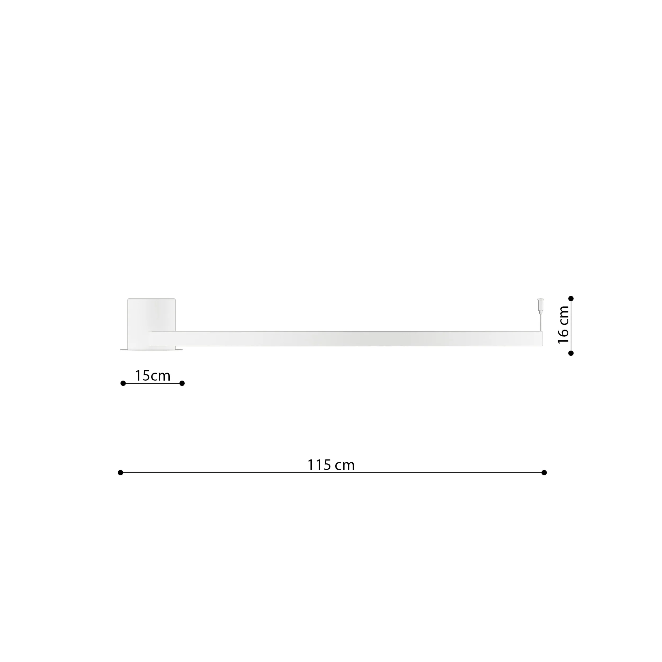 Plafon Rio 110 cm beżowy LED barwa ciepła - Image 12