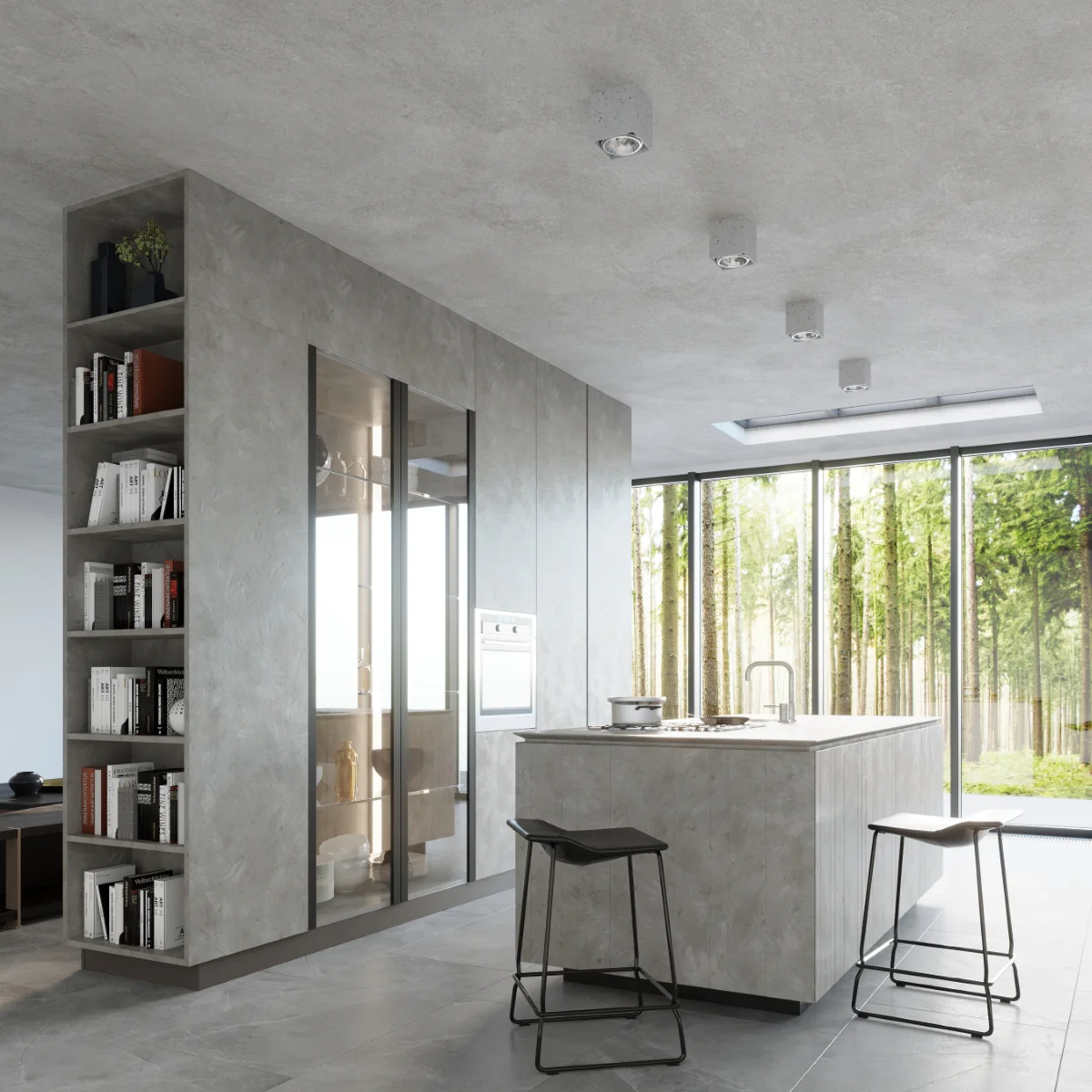 Spot Valde 14 cm beton - Image 3