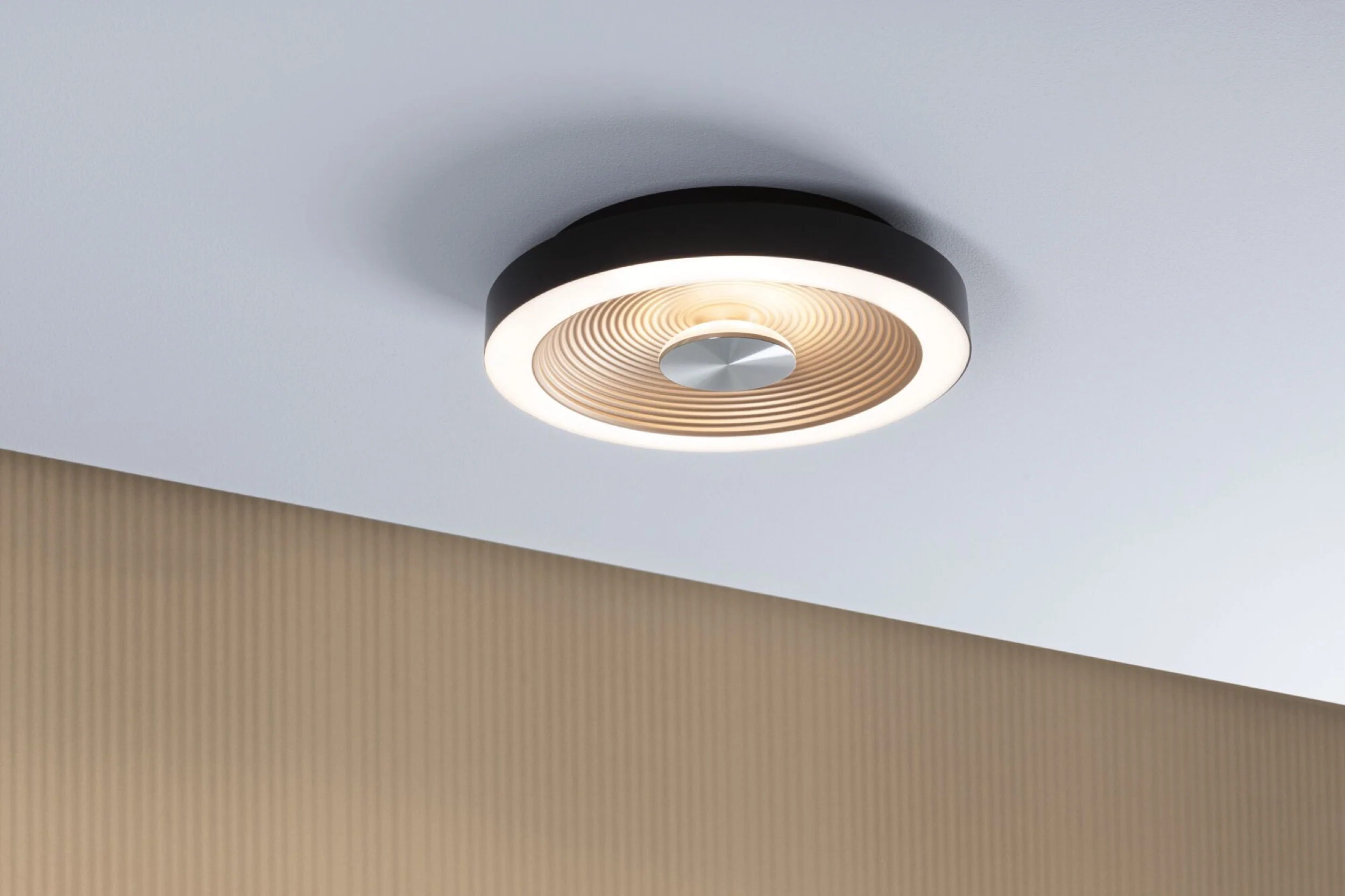 Plafon Volea LED 32 cm czarno-złoty - Image 2