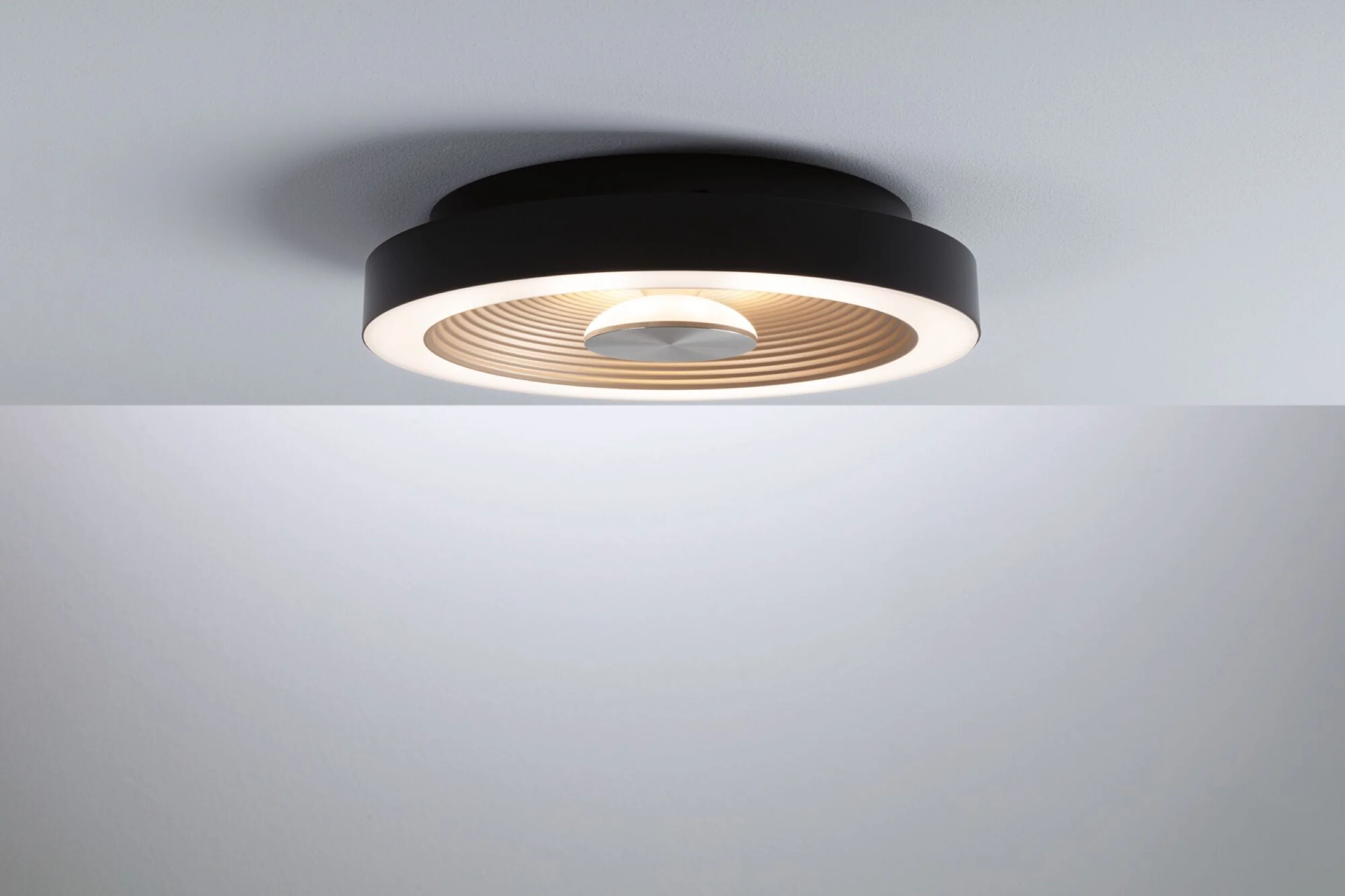 Plafon Volea LED 32 cm czarno-złoty - Image 3