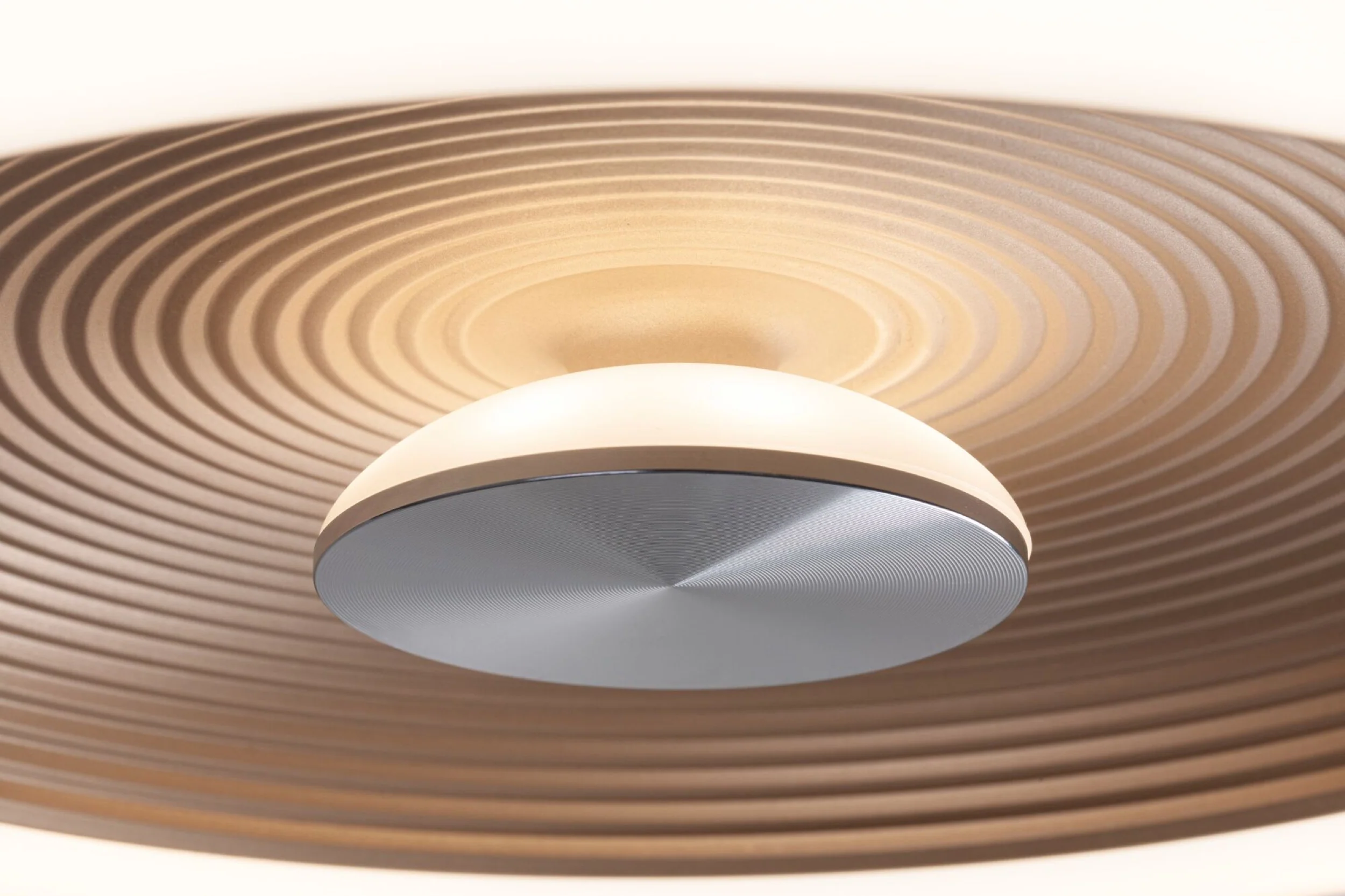 Plafon Volea LED 32 cm czarno-złoty - Image 4