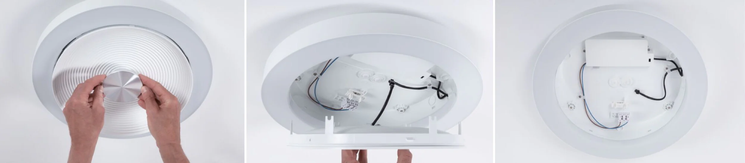 Plafon Volea LED 32 cm czarno-złoty - Image 6