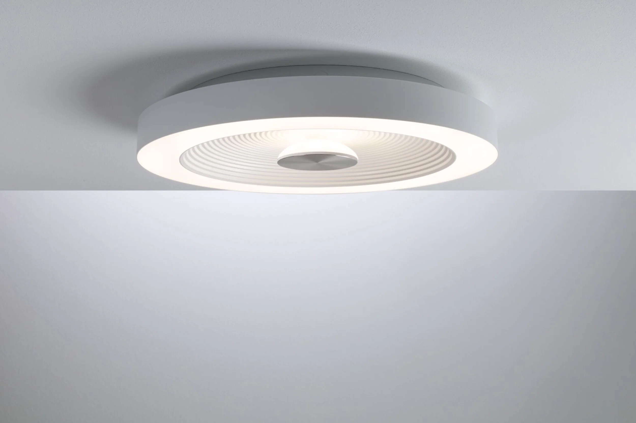 Plafon Volea LED 40 cm biało-srebrny - Image 4