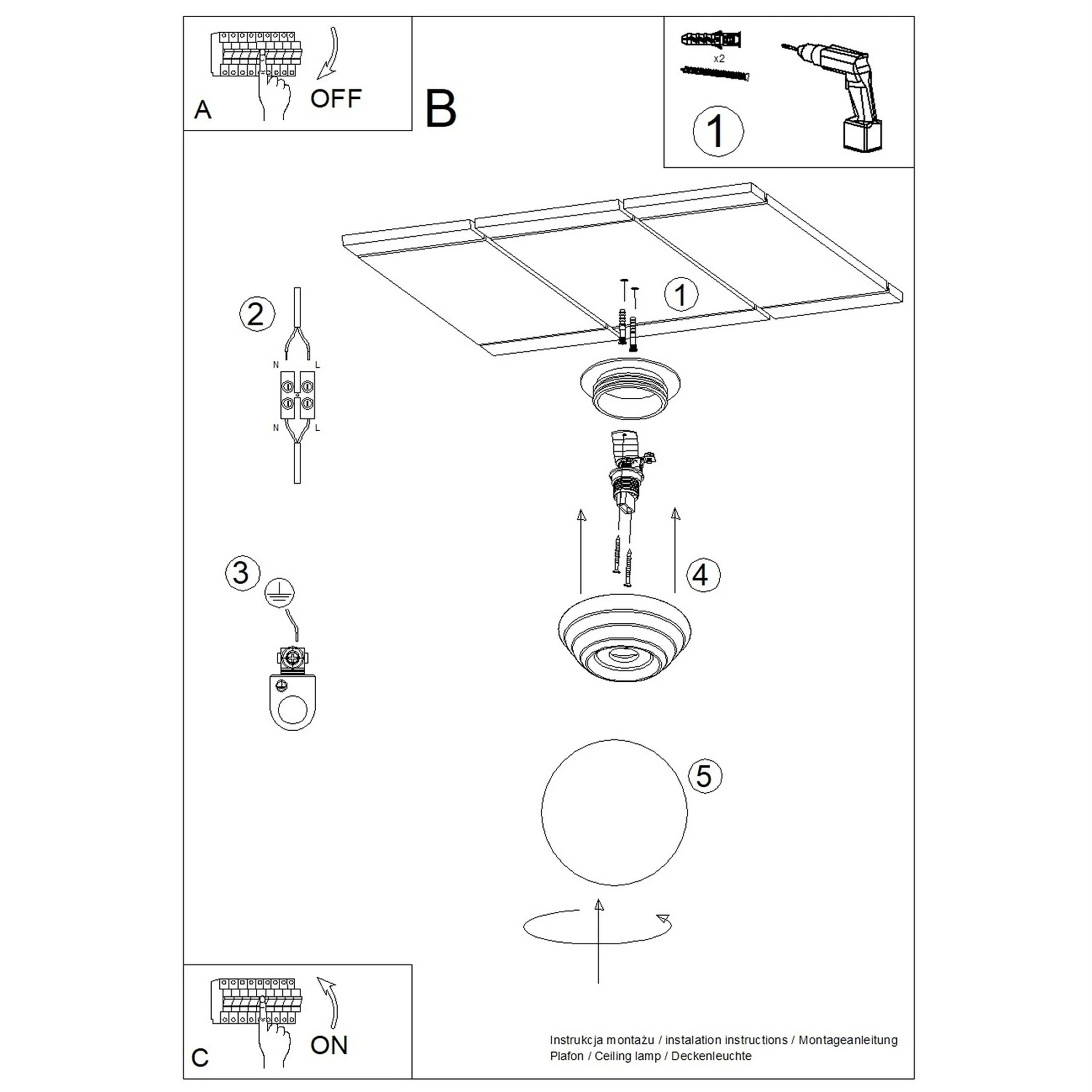 Plafon Zori żółty IP44 - Image 14