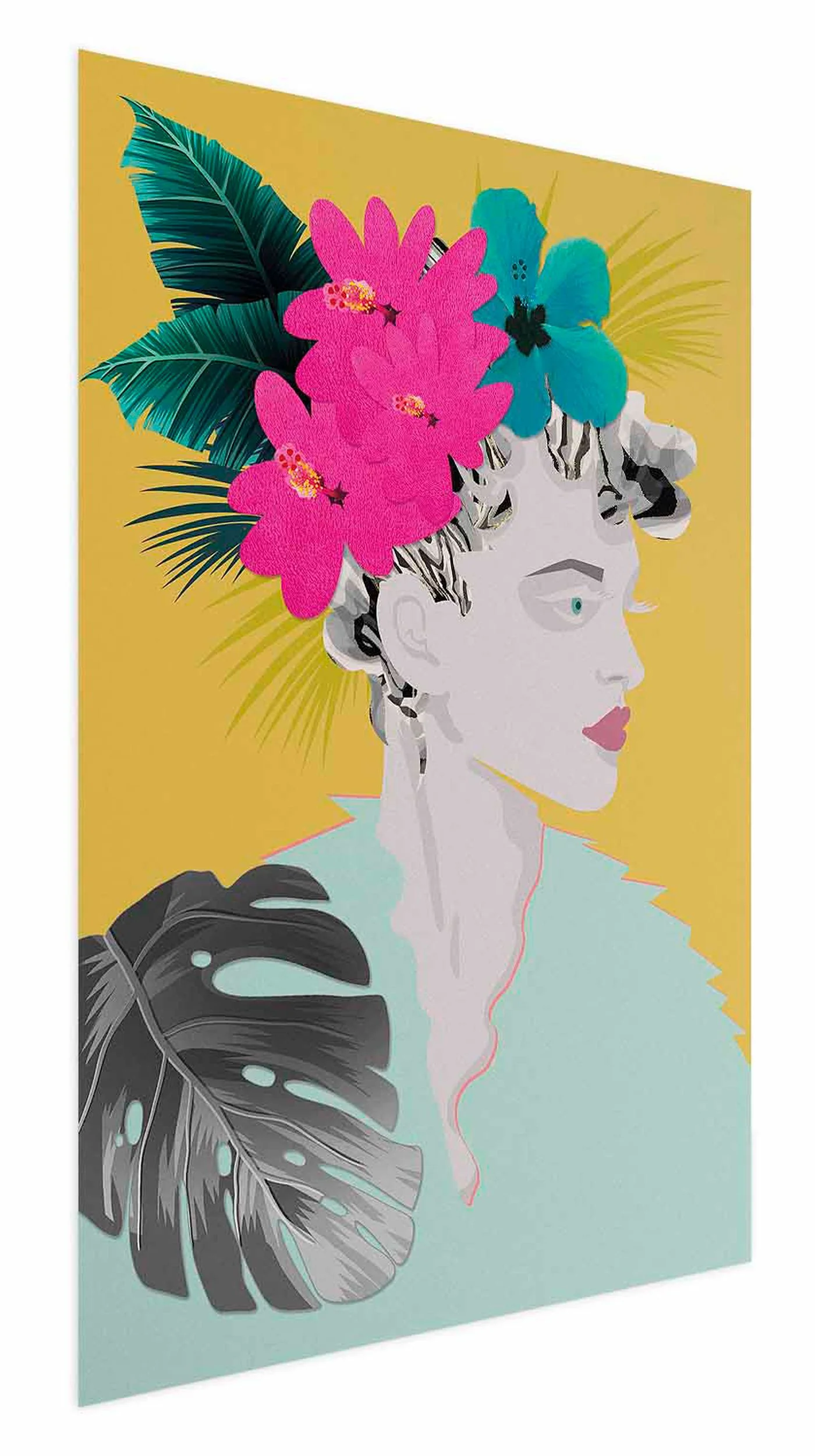 Plakat Kwiaty we włosach 60x40 cm