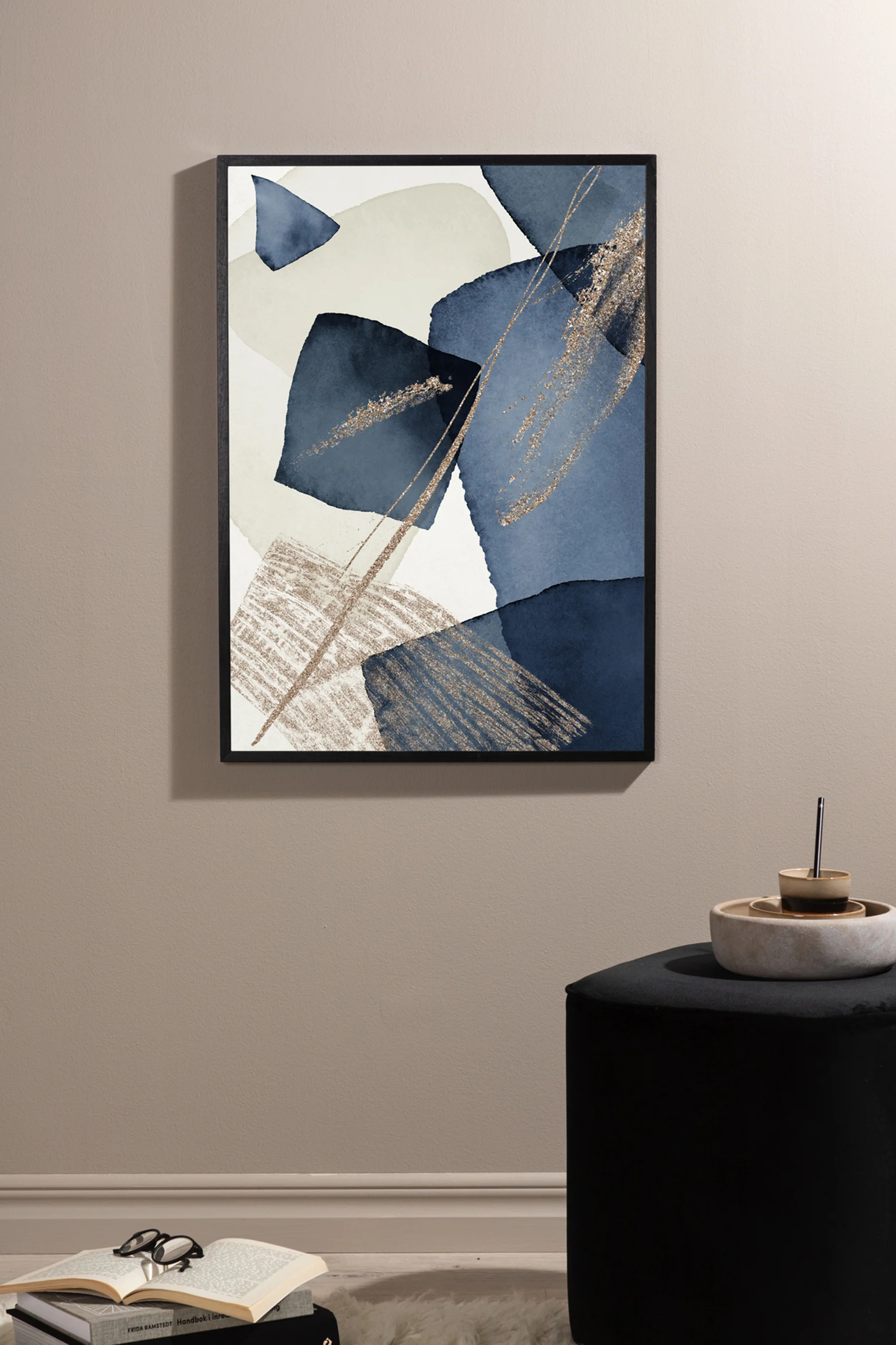 Plakat Oclance 70x50 cm niebiesko-złoty - Image 2