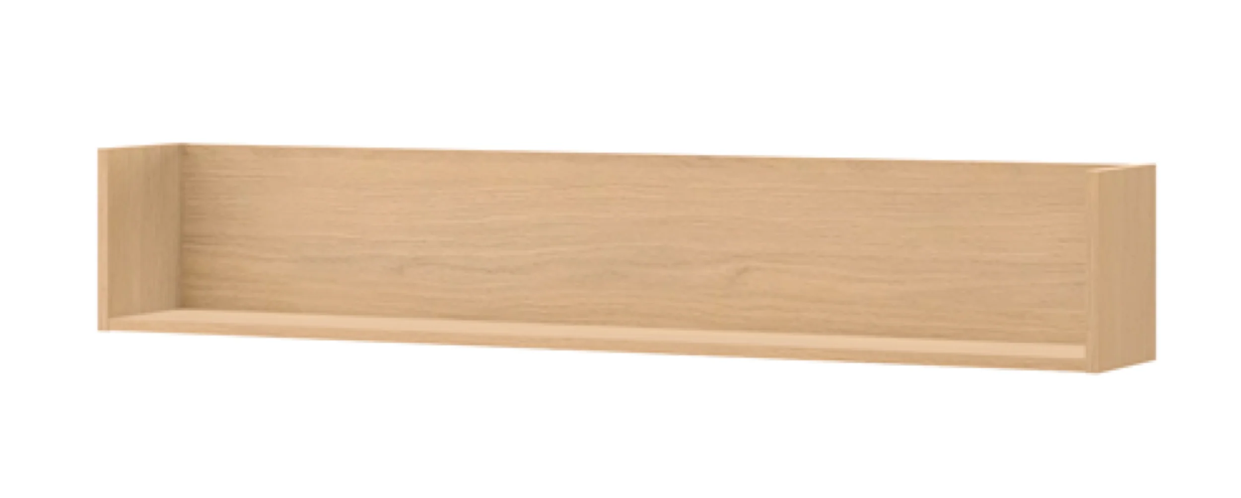 Półka młodzieżowa ścienna Woow 140 cm dąb vincenza bielona