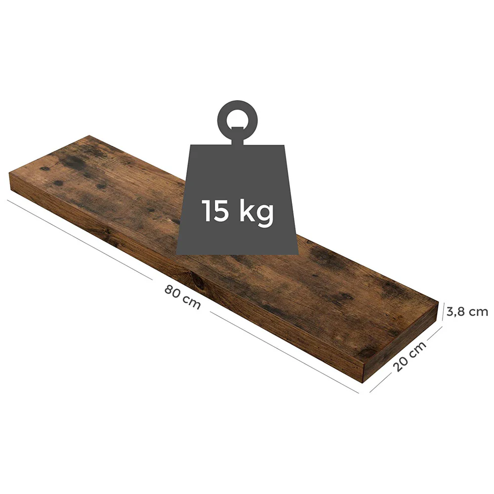 Półka wisząca Sokolle 80 cm - Image 5