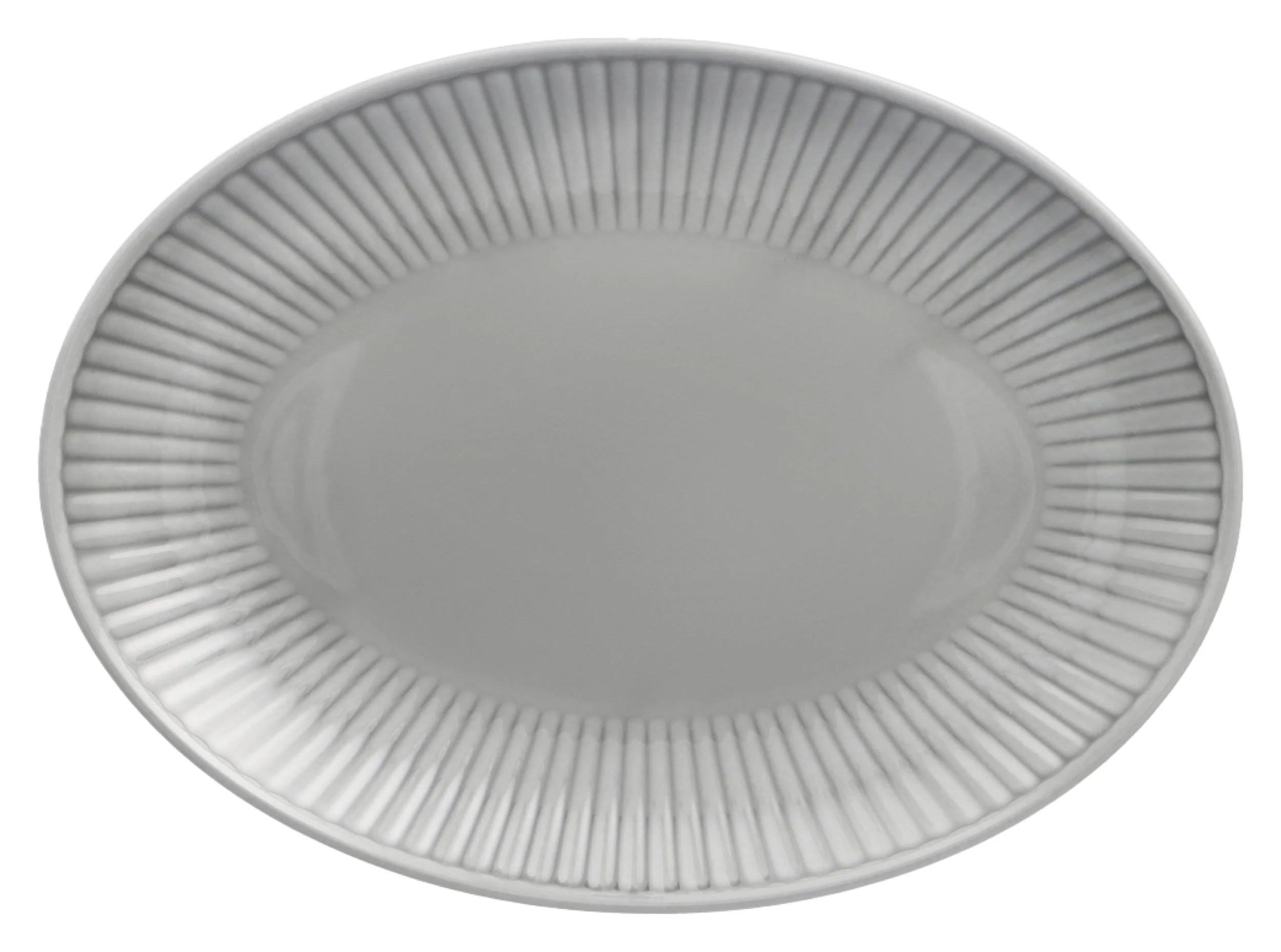 Półmisek porcelanowy Dalia 33 cm szary