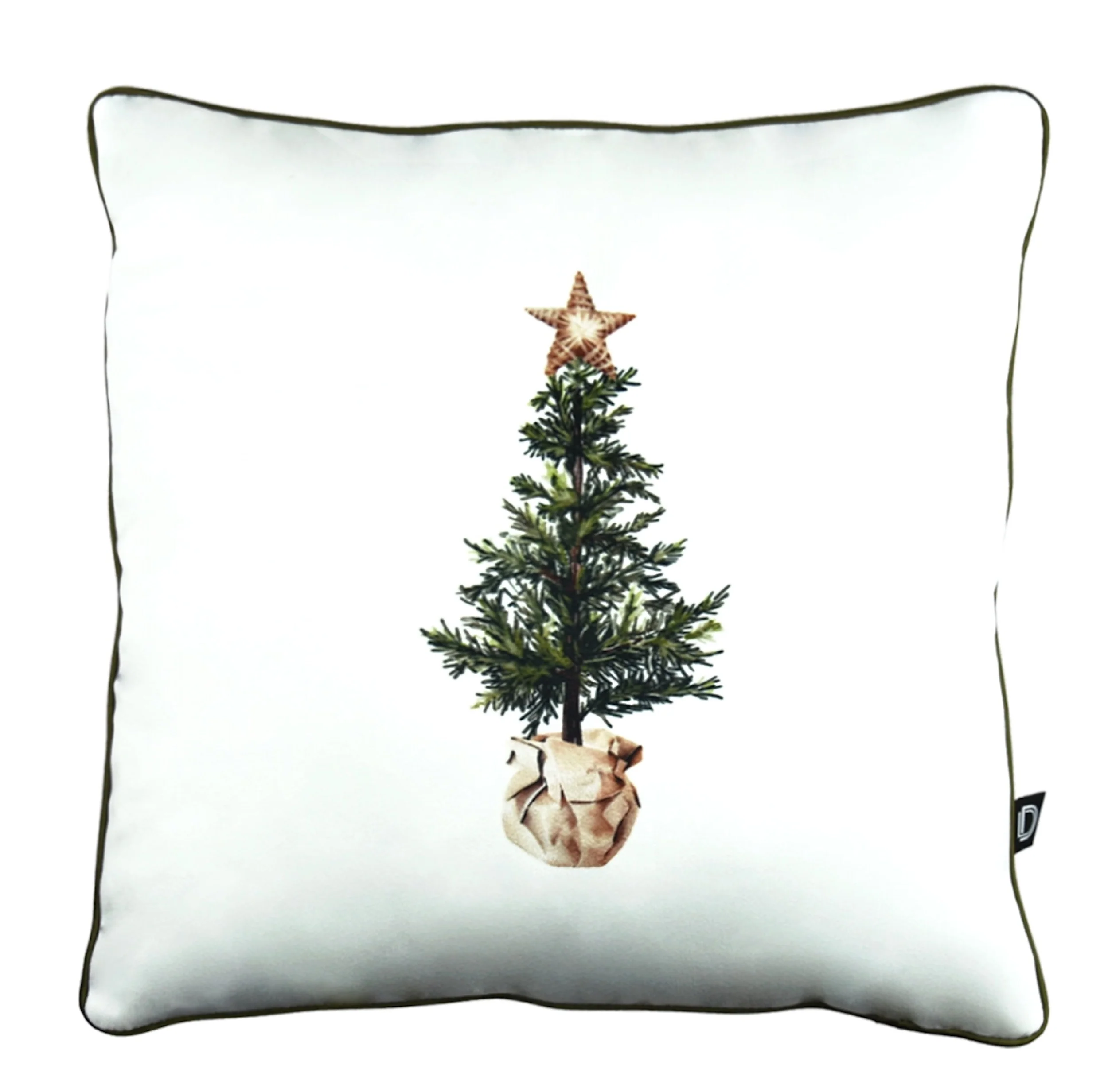 Poszewka XMAS 40x40 cm choinka z gwiazdką - Image 2