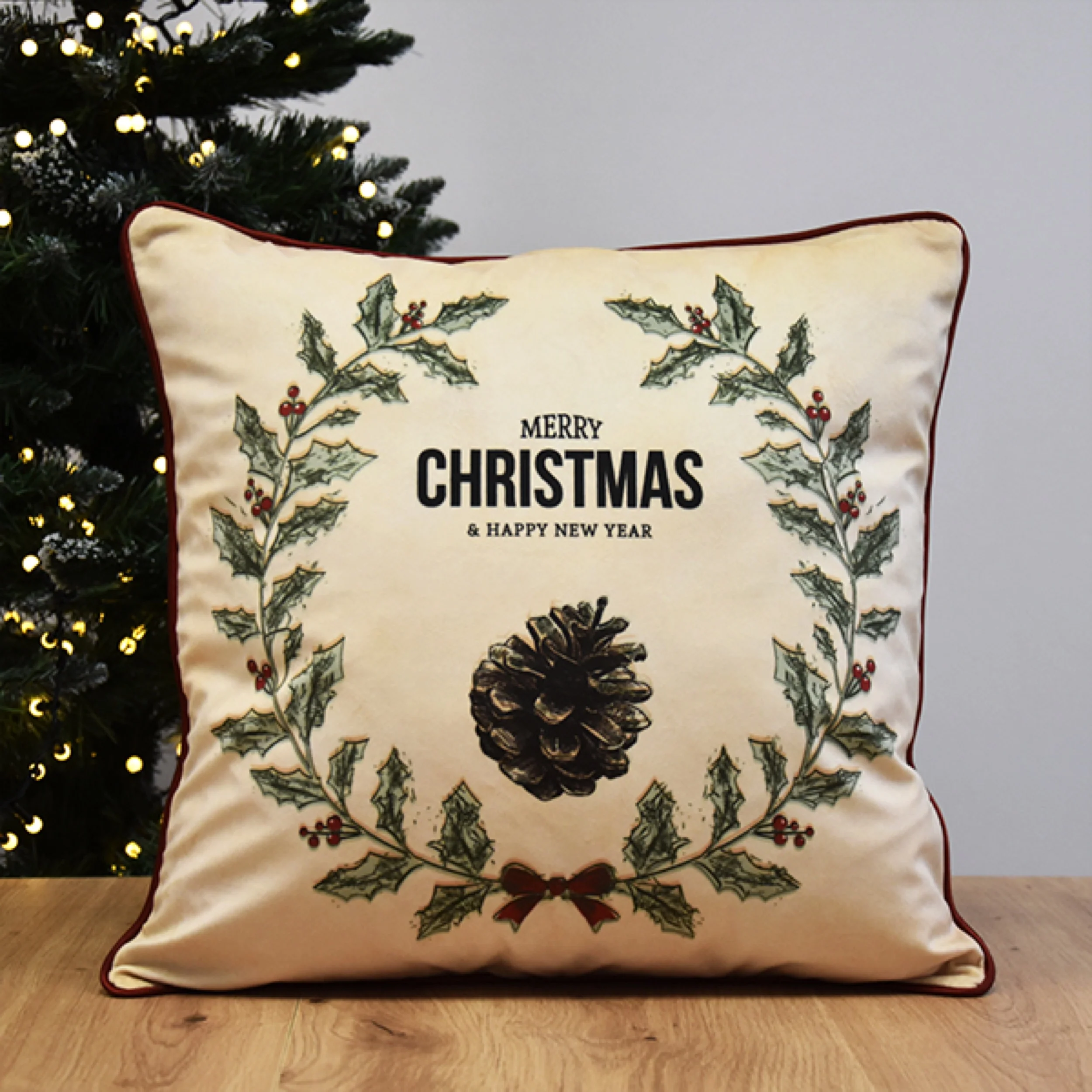 Poszewka XMAS 40x40 cm kolorowa