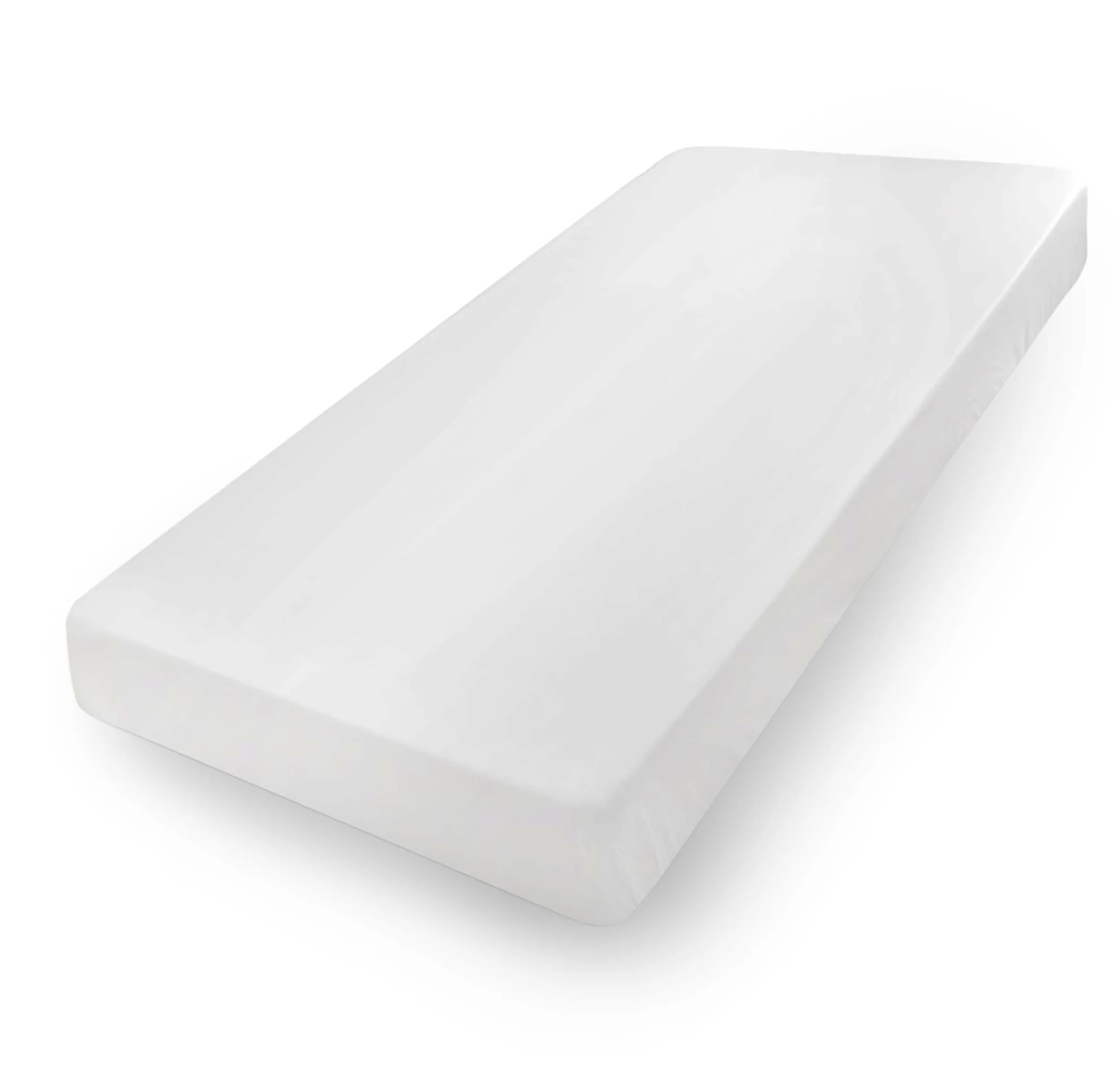 Prześcieradło jersey Herrent z gumą na materac 120x200 cm białe - Image 4