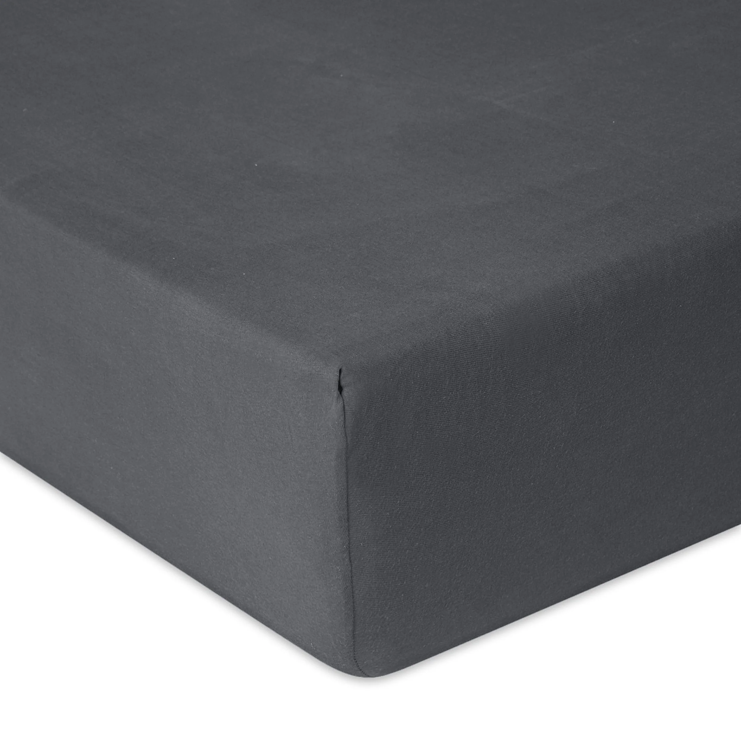 Prześcieradło jersey Herrent z gumą na materac 120x200 cm grafitowe - Image 4