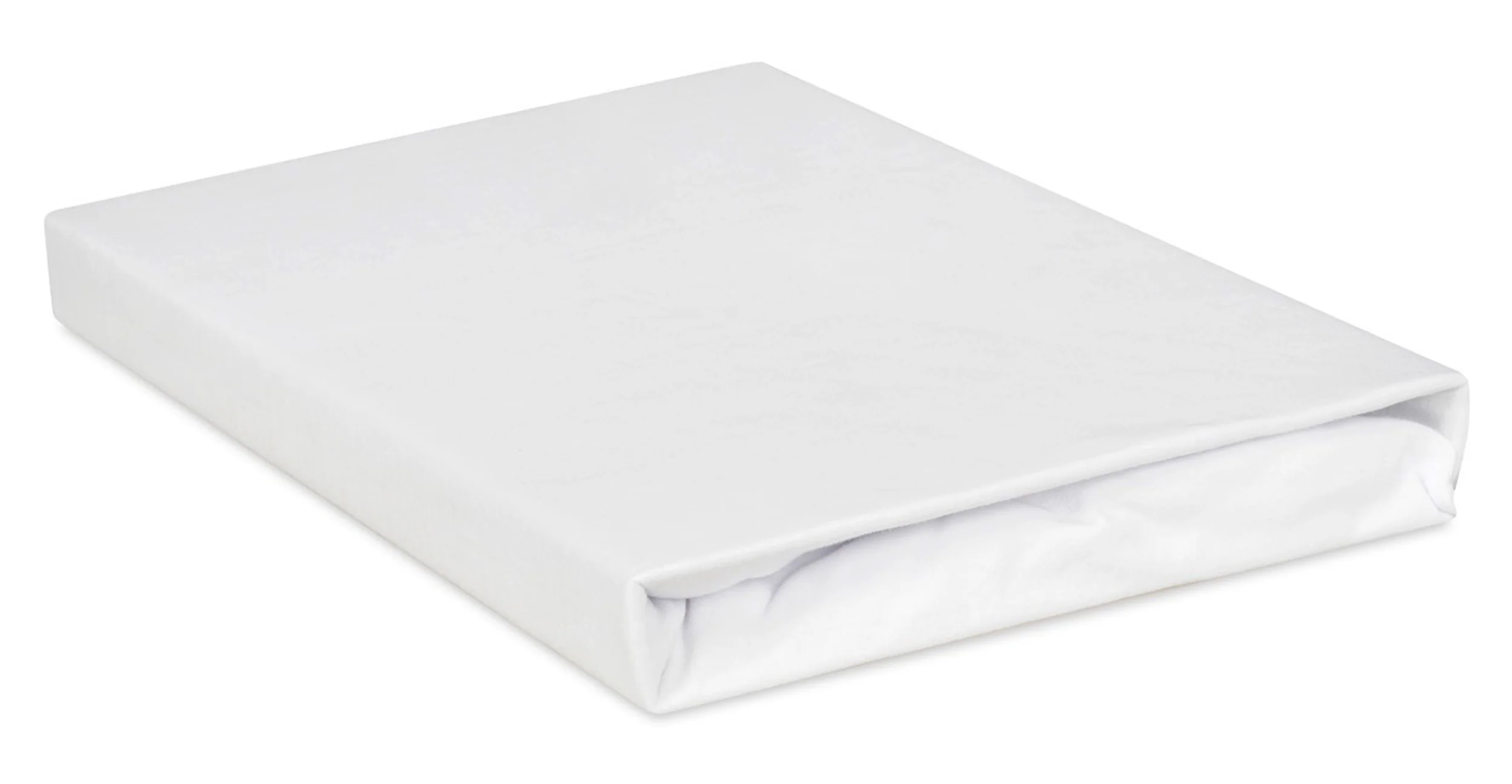 Prześcieradło jersey Herrent z gumą na materac 140x200 cm białe