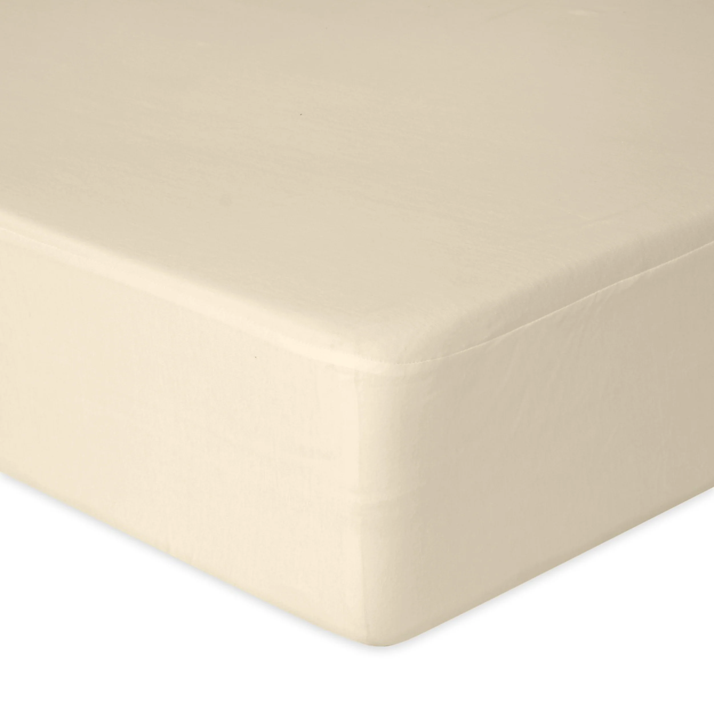 Prześcieradło jersey Herrent z gumą na materac 180x200 cm kremowe - Image 7