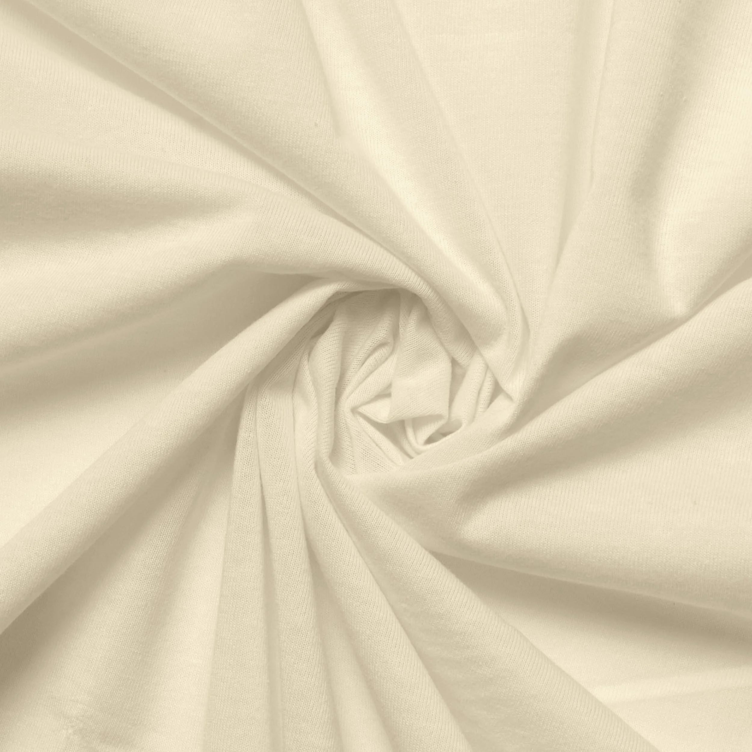 Prześcieradło jersey Herrent z gumą na materac 90x200 cm kremowe - Image 2