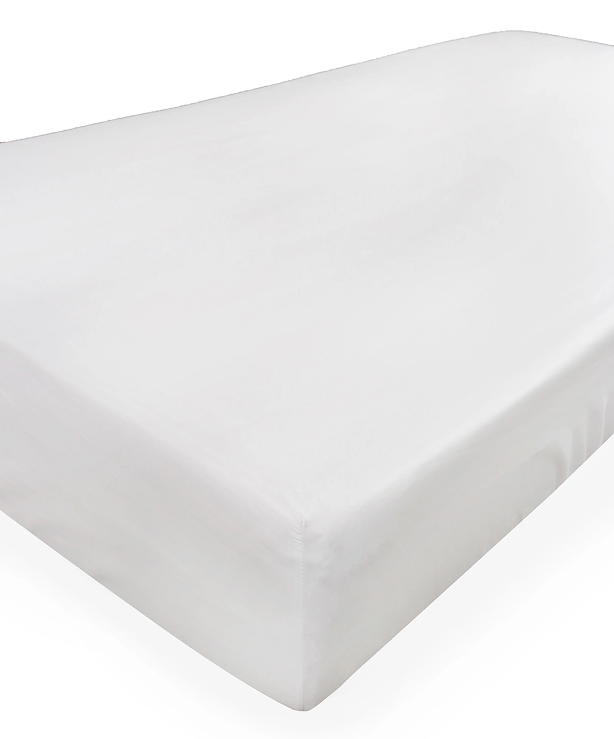Prześcieradło jersey z lycrą Herrent z gumą na materac 200x180 cm białe - Image 3