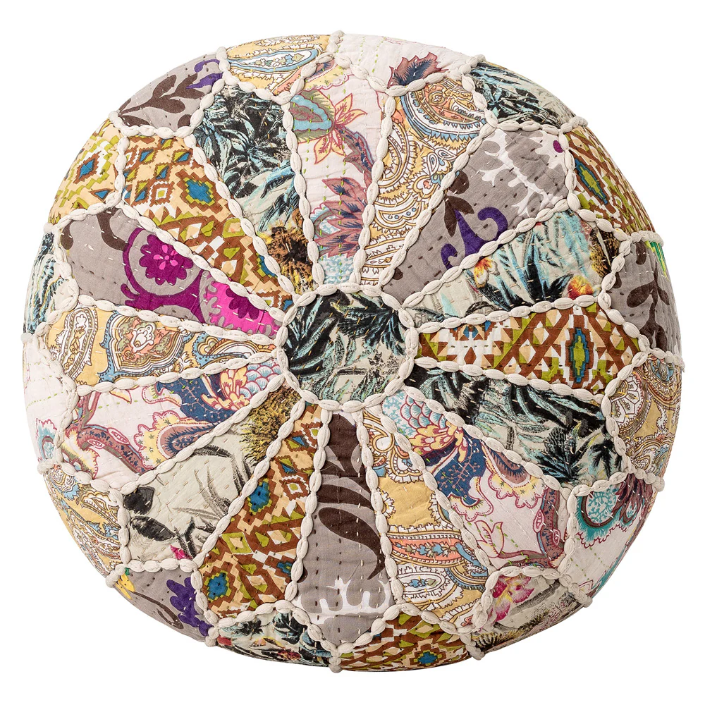 Puf Bloomingville Spellman patchwork - Image 3