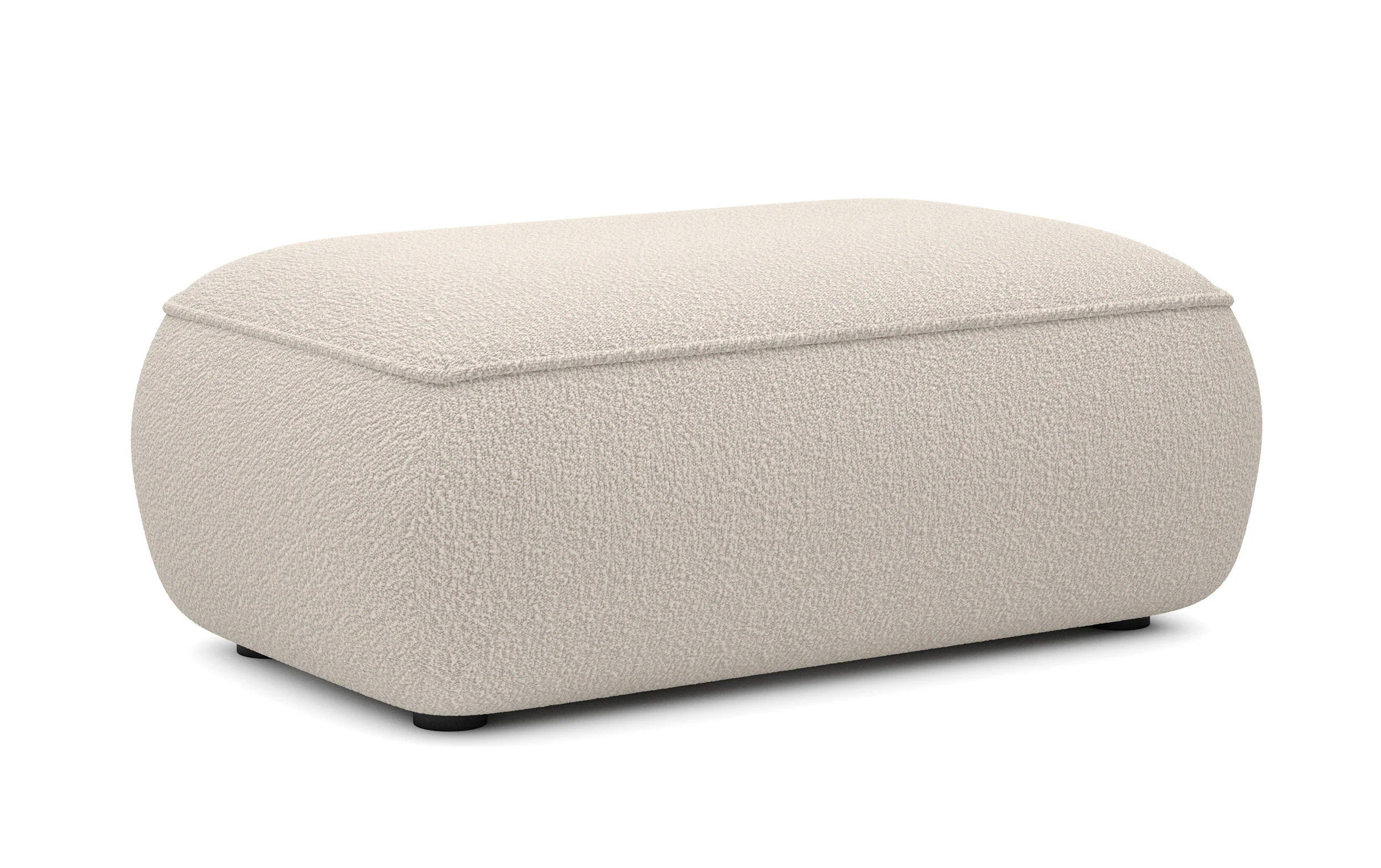 Pufa Ovo beżowa boucle - Image 3