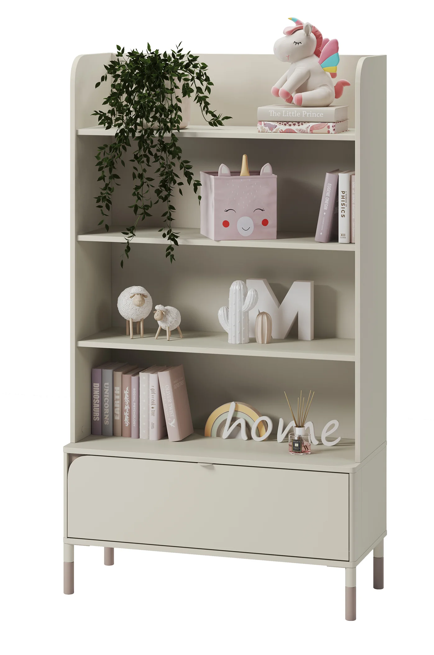 Regał Harmony z szufladą 89 cm kaszmir - Image 5