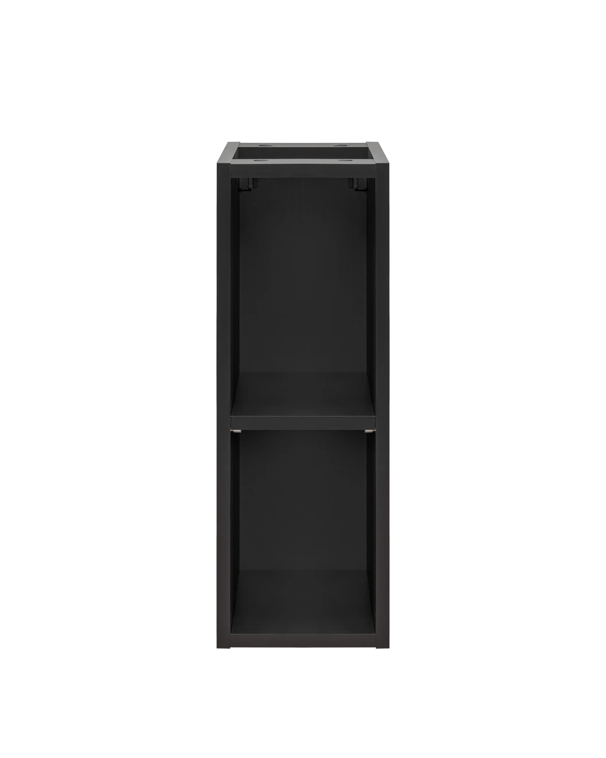 Regał łazienkowy Ossolies wiszący dolny 20 cm czarny - Image 3