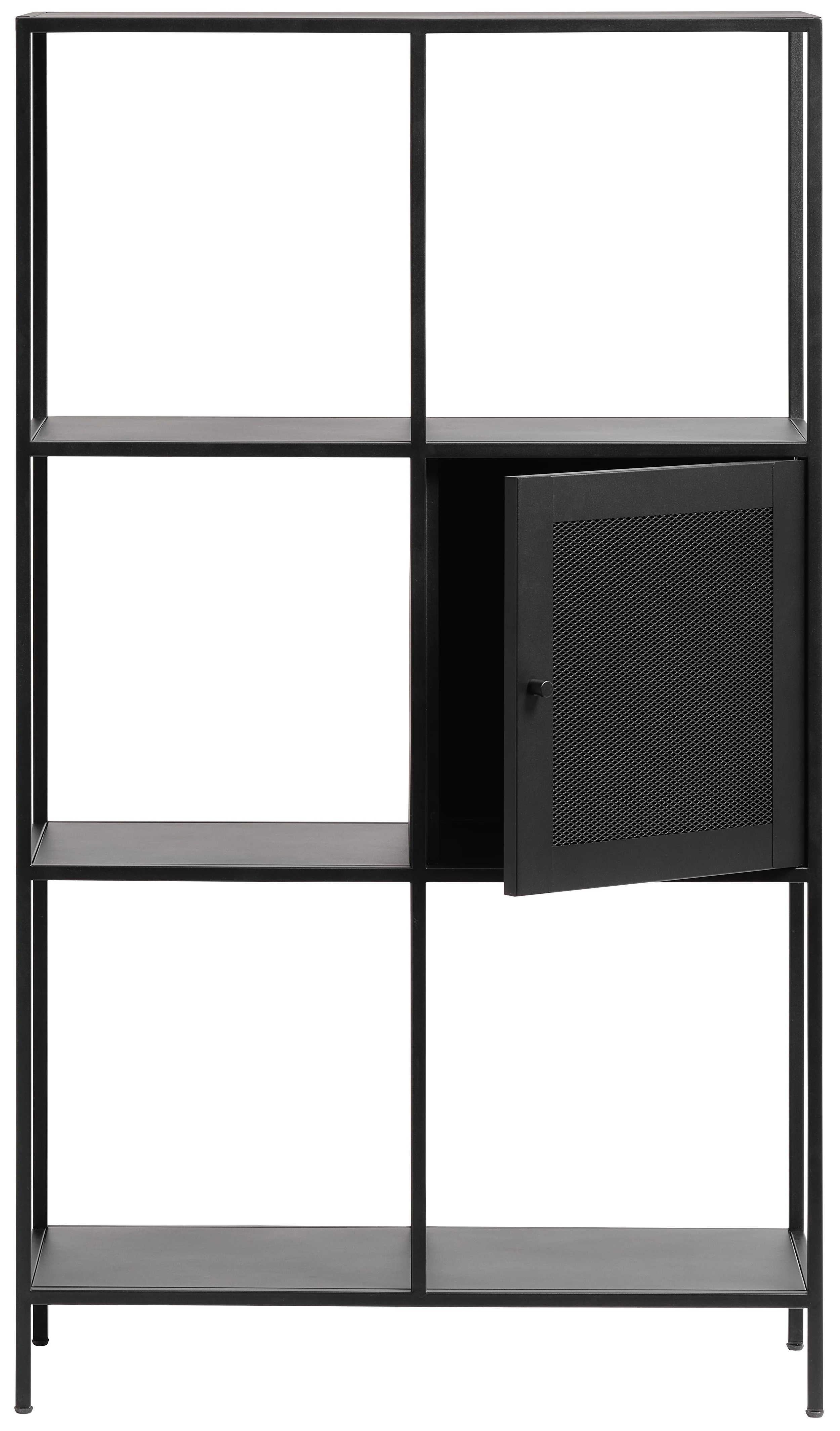 Regał metalowy Maurre 138 cm czarny - Image 4