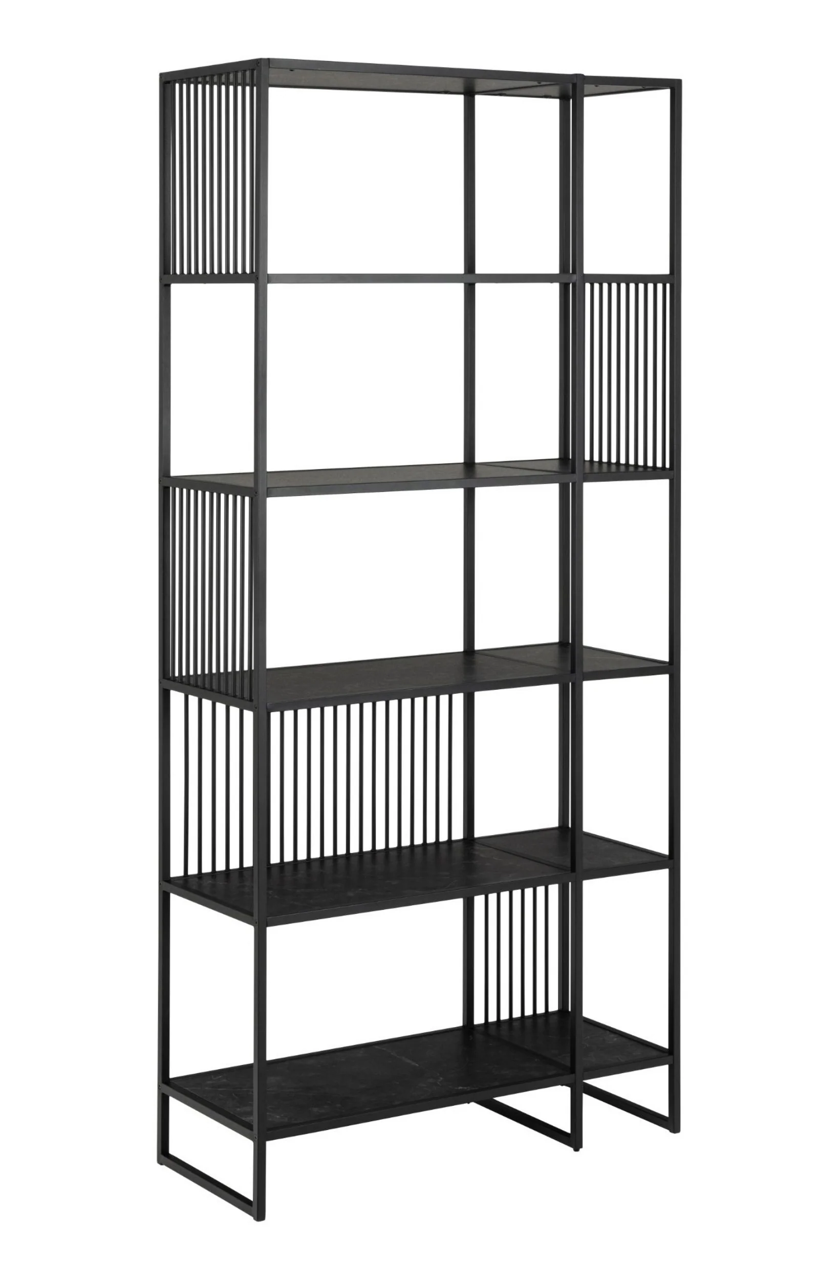 Regał metalowy Velook 185 cm czarny