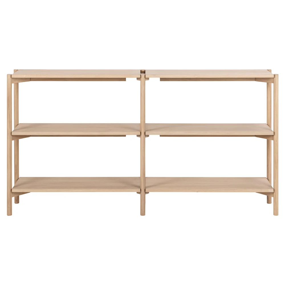 Regał na książki Plotilting 88 cm dąb biały olejowany - Image 2
