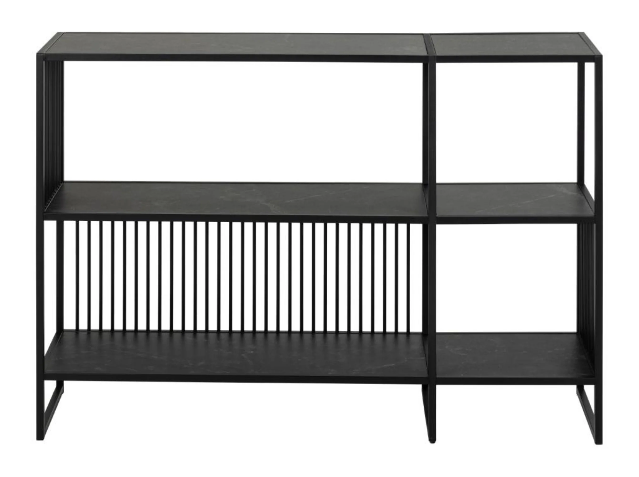 Regał niski metalowy Velook 83 cm czarny - Image 4