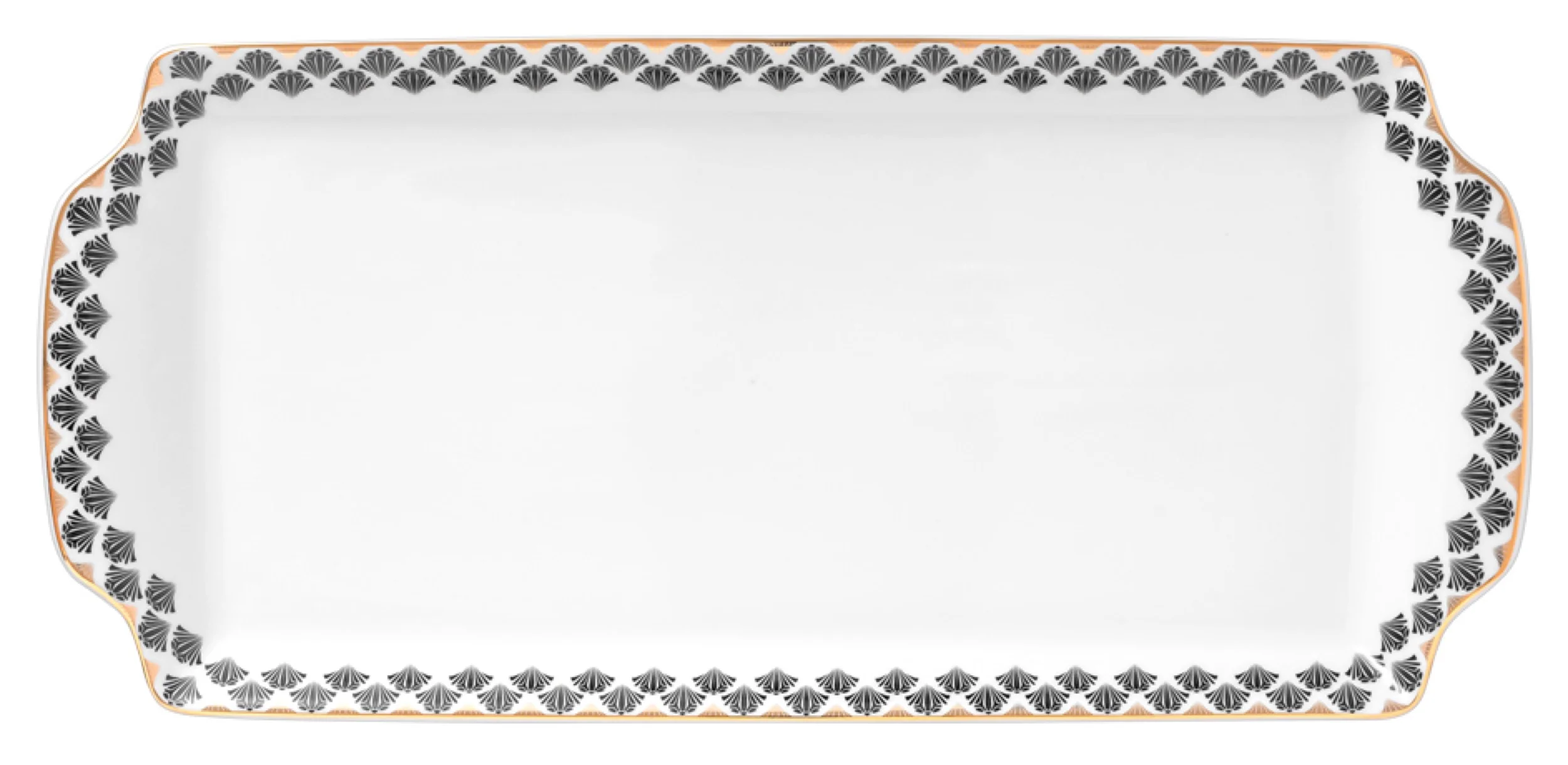 Serwis do kawy porcelanowy dla 12 os. Jenny biało-czarny - Image 7