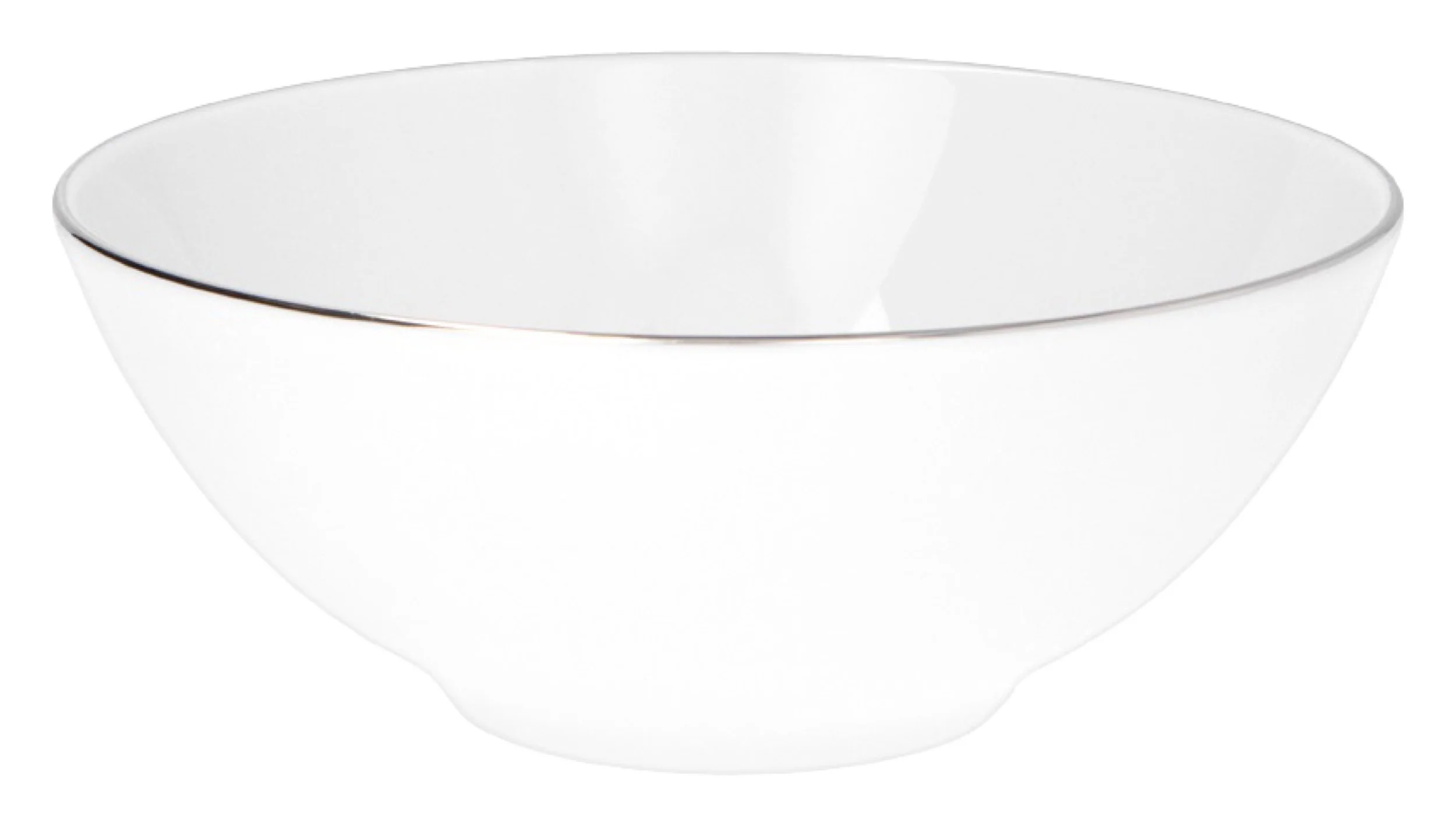 Serwis obiadowy porcelanowy dla 12 os. City biało-srebrne - Image 4