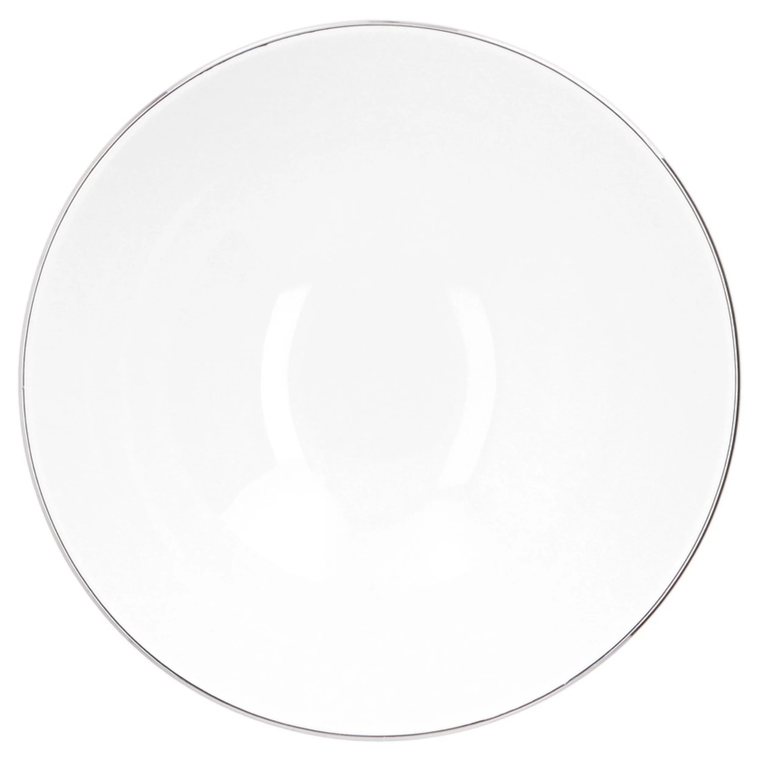 Serwis obiadowy porcelanowy dla 12 os. City biało-srebrne - Image 5