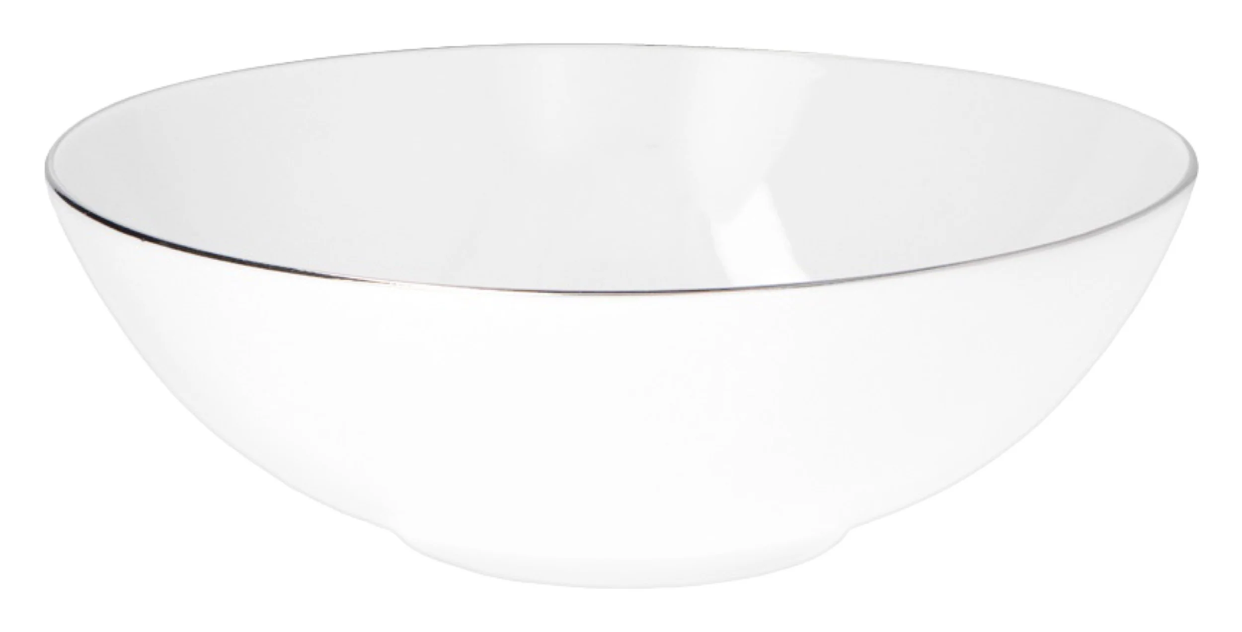 Serwis obiadowy porcelanowy dla 12 os. City biało-srebrne - Image 6