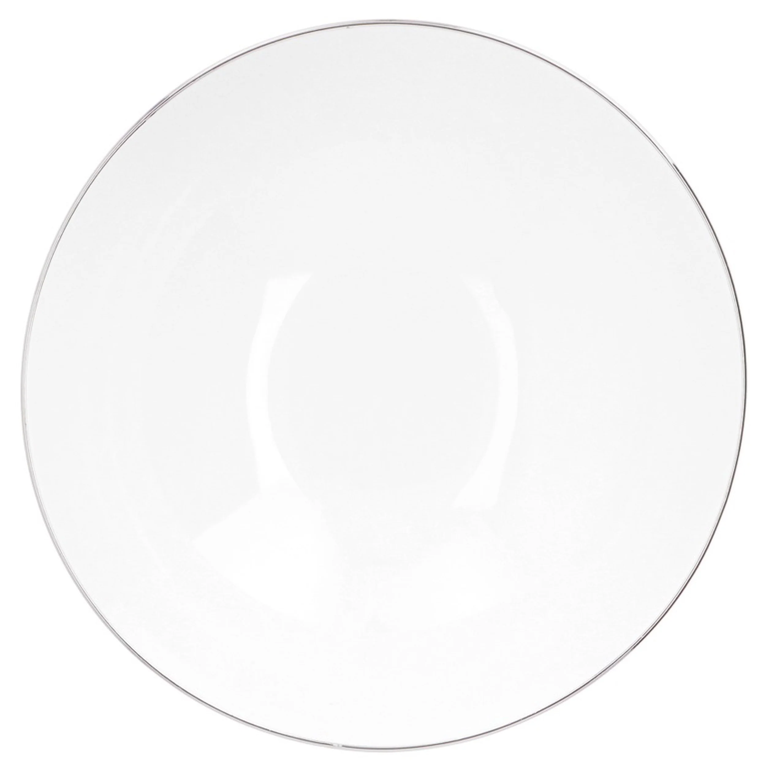 Serwis obiadowy porcelanowy dla 12 os. City biało-srebrne - Image 7