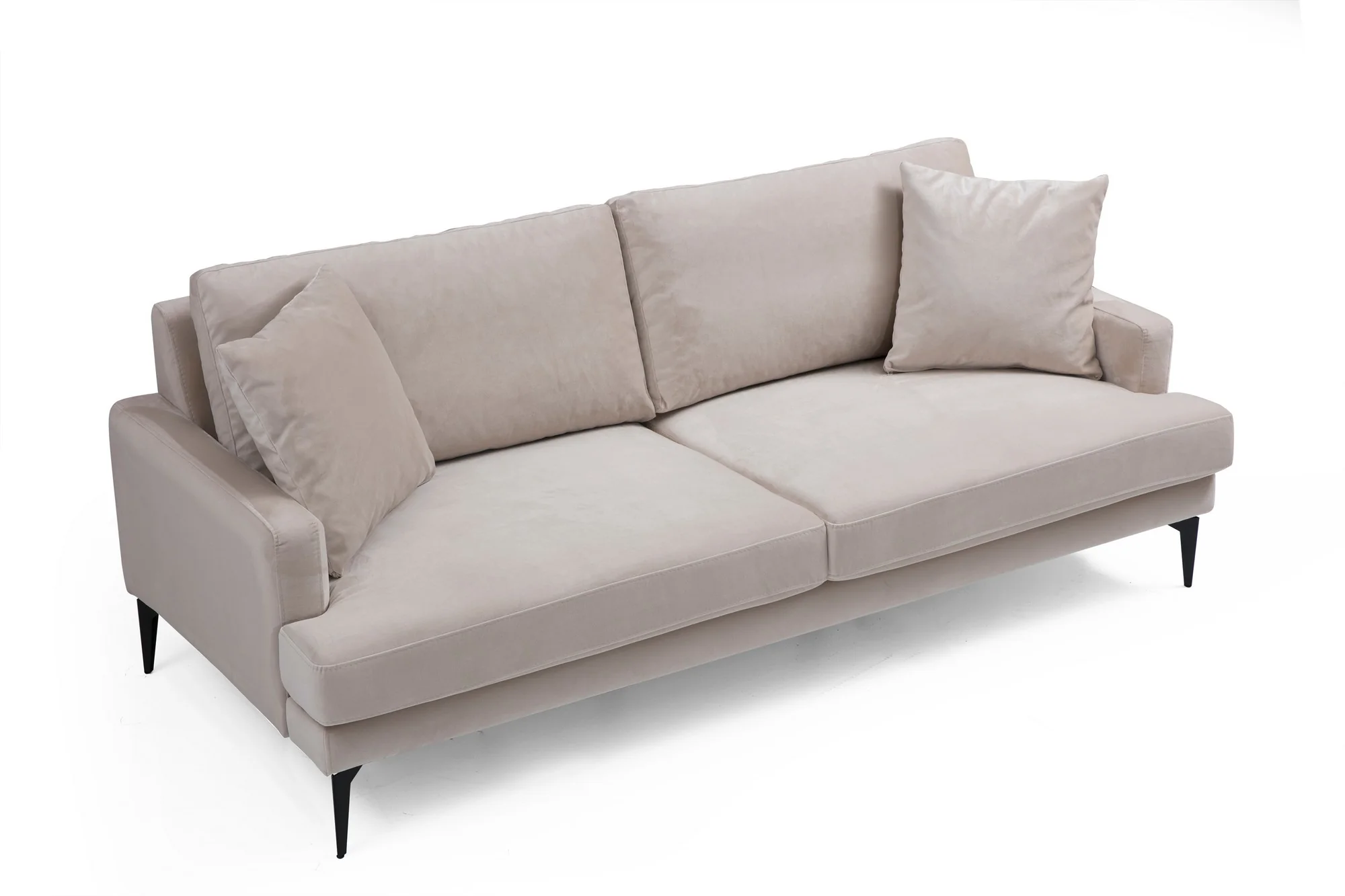 Sofa 3-osobowa Toyon 205 cm beżowa - Image 6