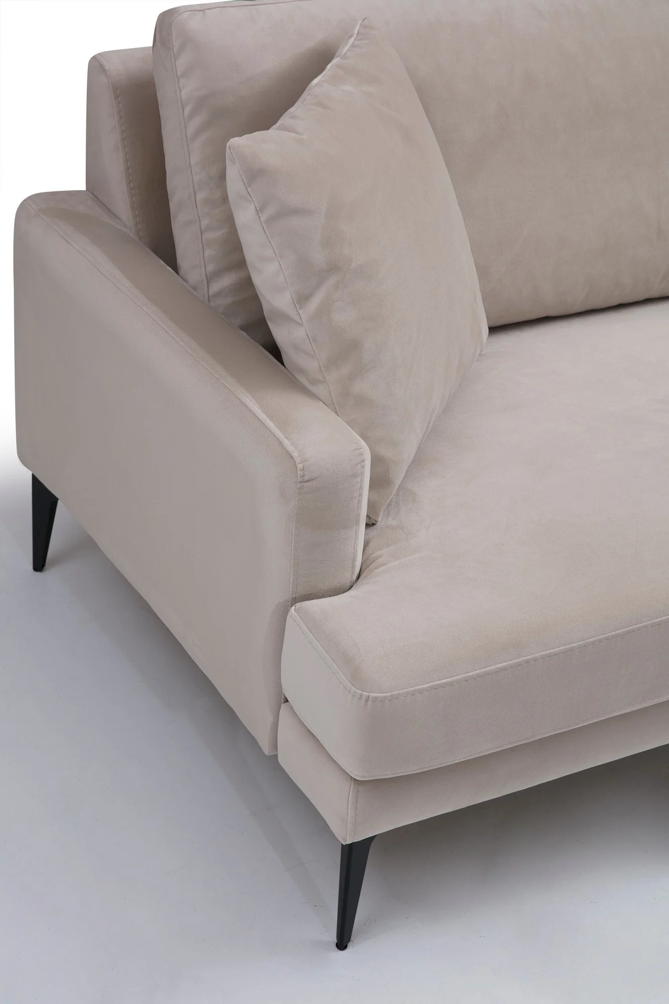 Sofa 3-osobowa Toyon 205 cm beżowa - Image 7
