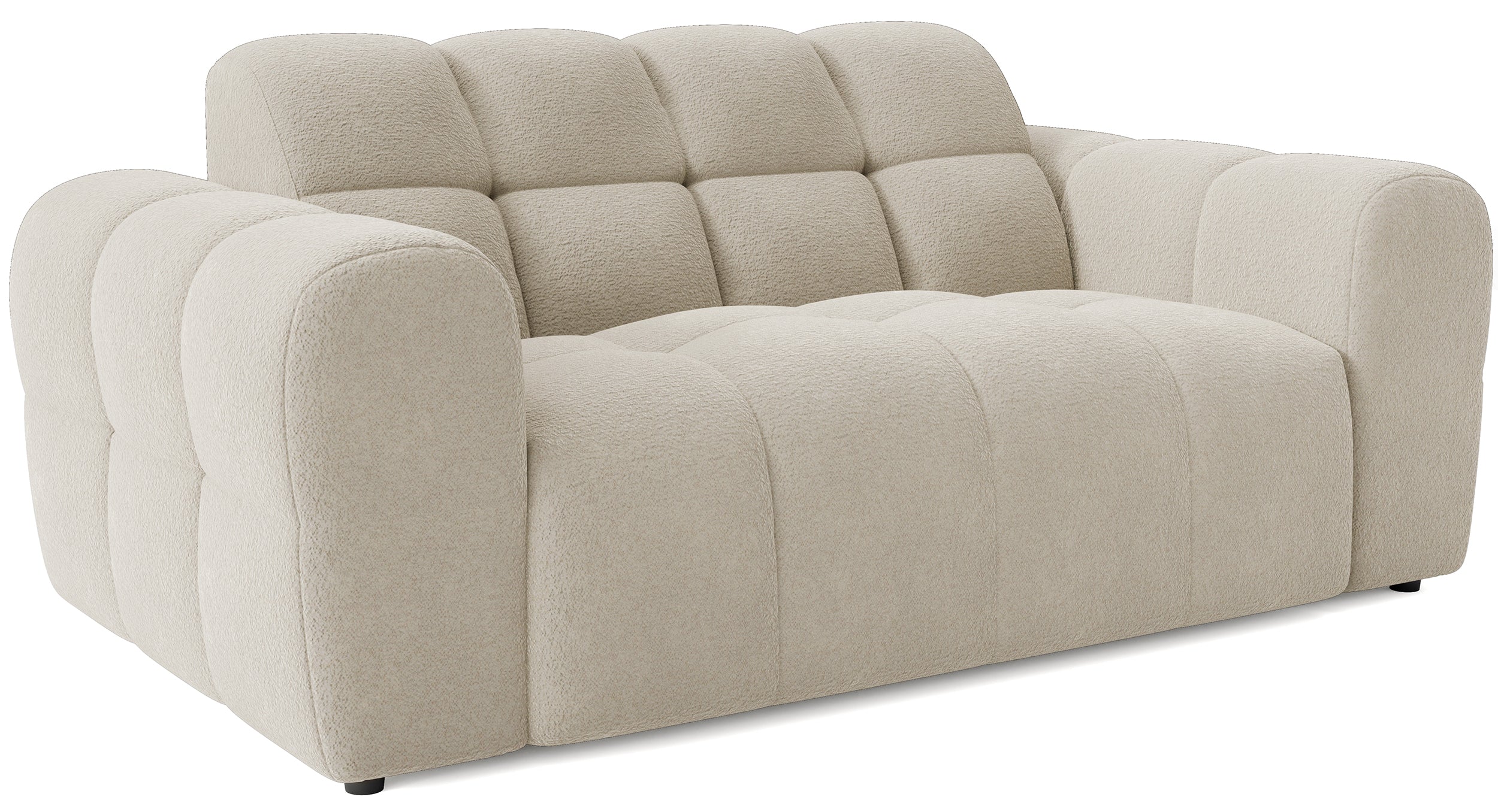 Sofa dwuosobowa Monti beżowa szenil - Image 3