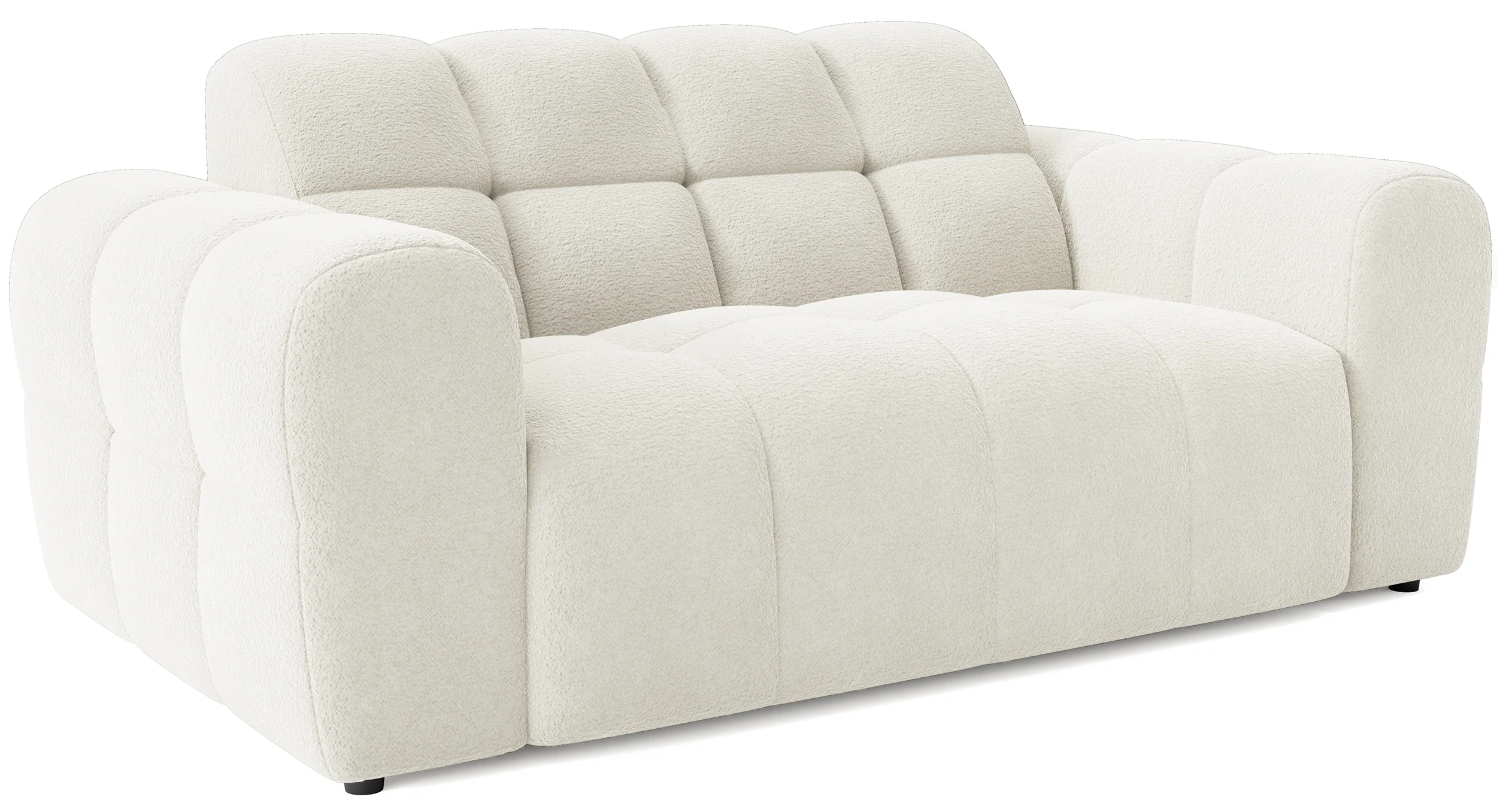 Sofa dwuosobowa Monti kremowa szenil - Image 3