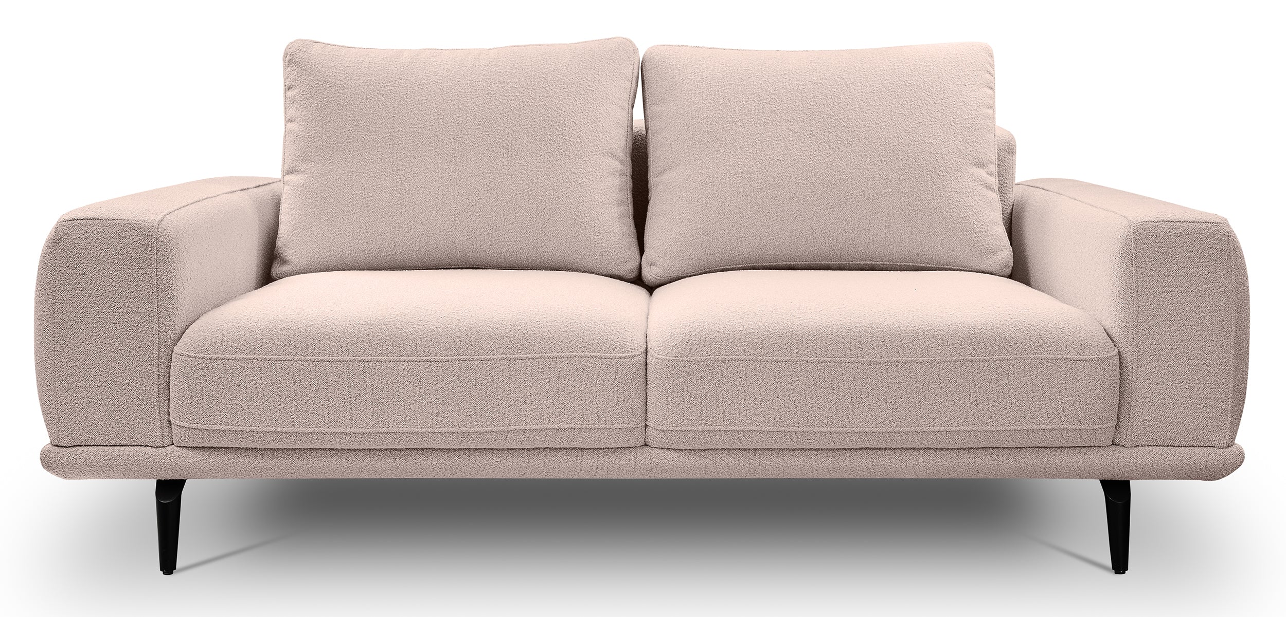 Sofa dwuosobowa Selline ciemnobeżowa boucle - Image 3