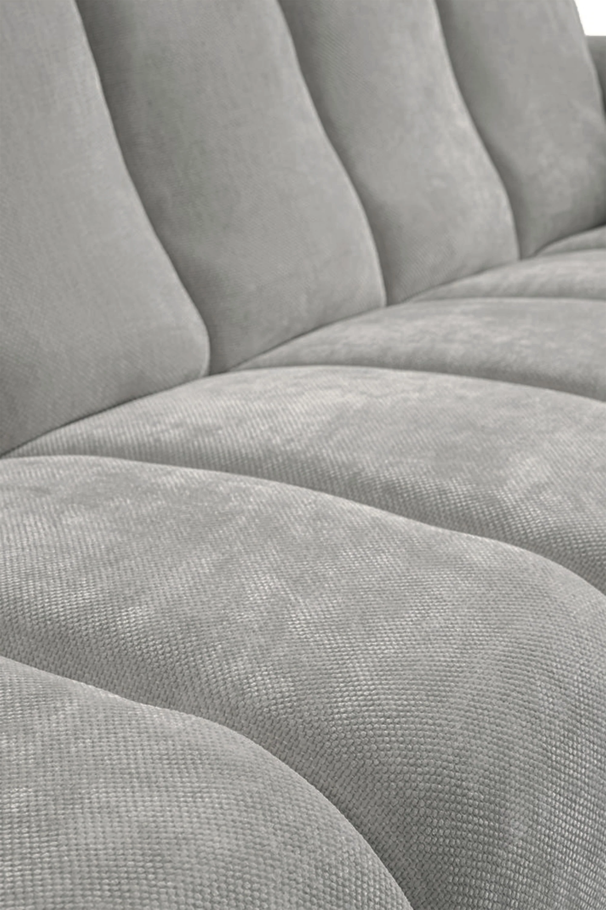 Sofa dwuosobowa Volare jasnoszara szenil łatwoczyszczący - Image 5