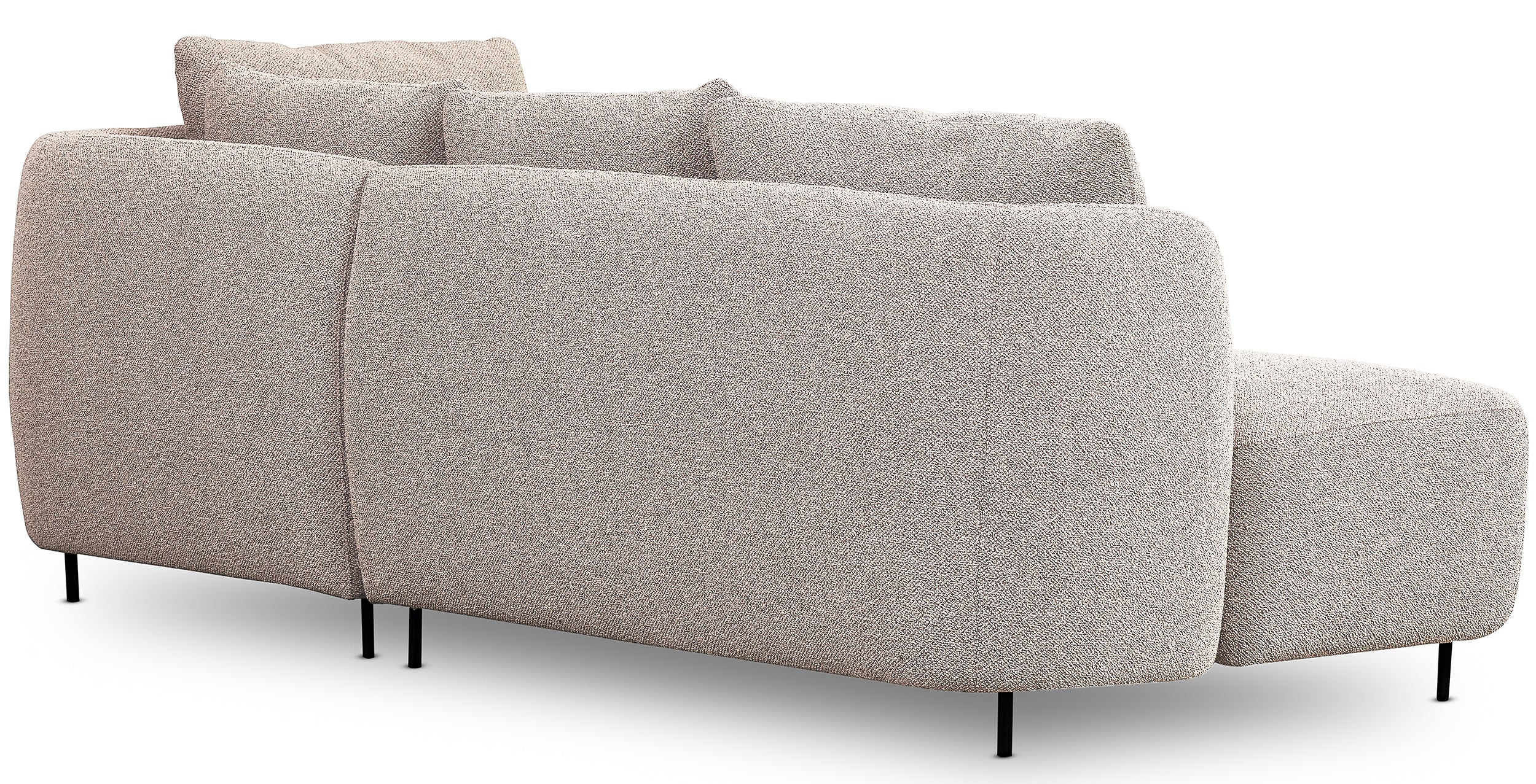 Sofa modułowa Lanomi szarobeżowa boucle - Image 5