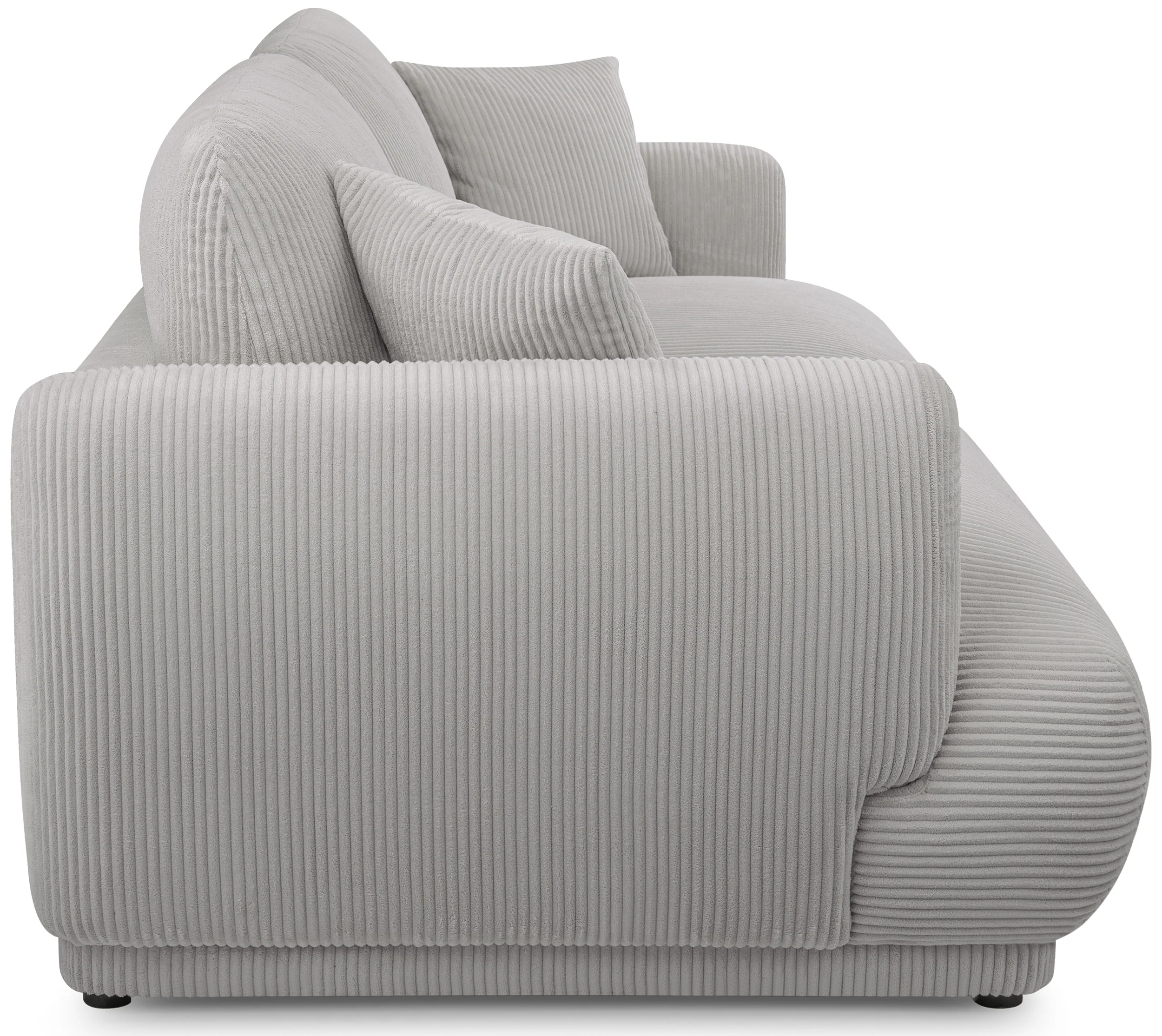 Sofa trzyosobowa Chacco jasnoszara sztruks - Image 5