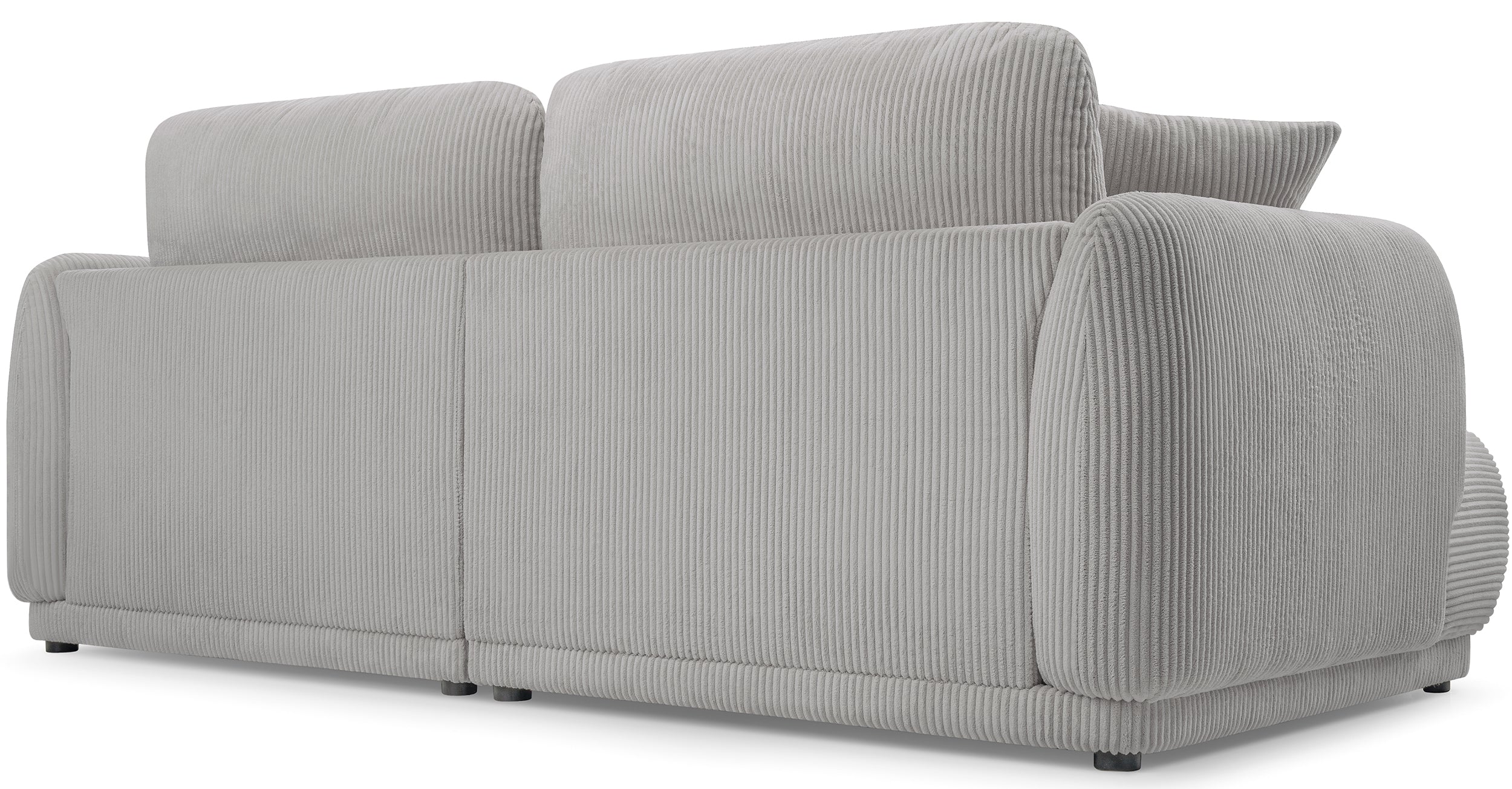 Sofa trzyosobowa Chacco jasnoszara sztruks - Image 6