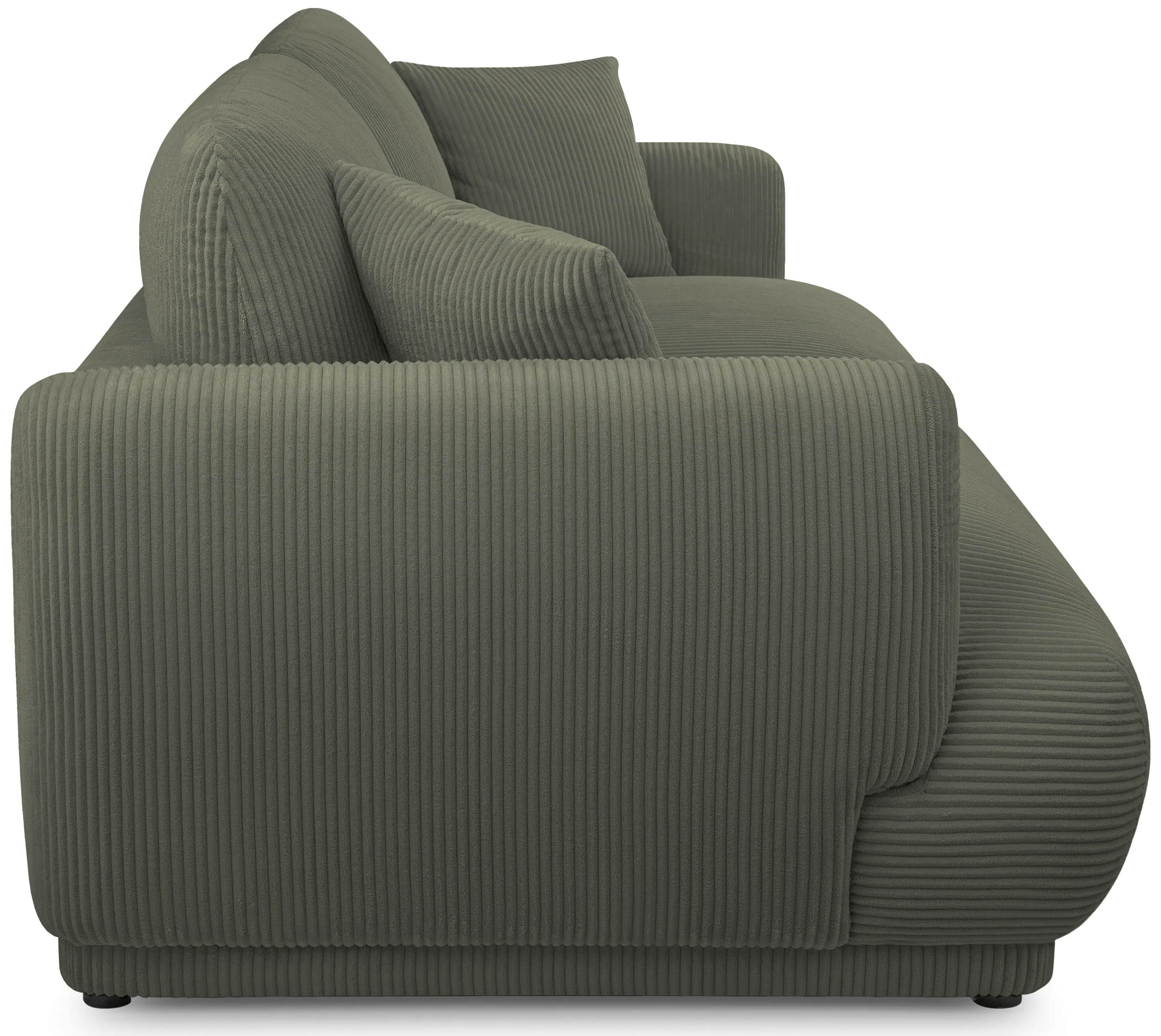 Sofa trzyosobowa Chacco oliwkowa sztruks - Image 5